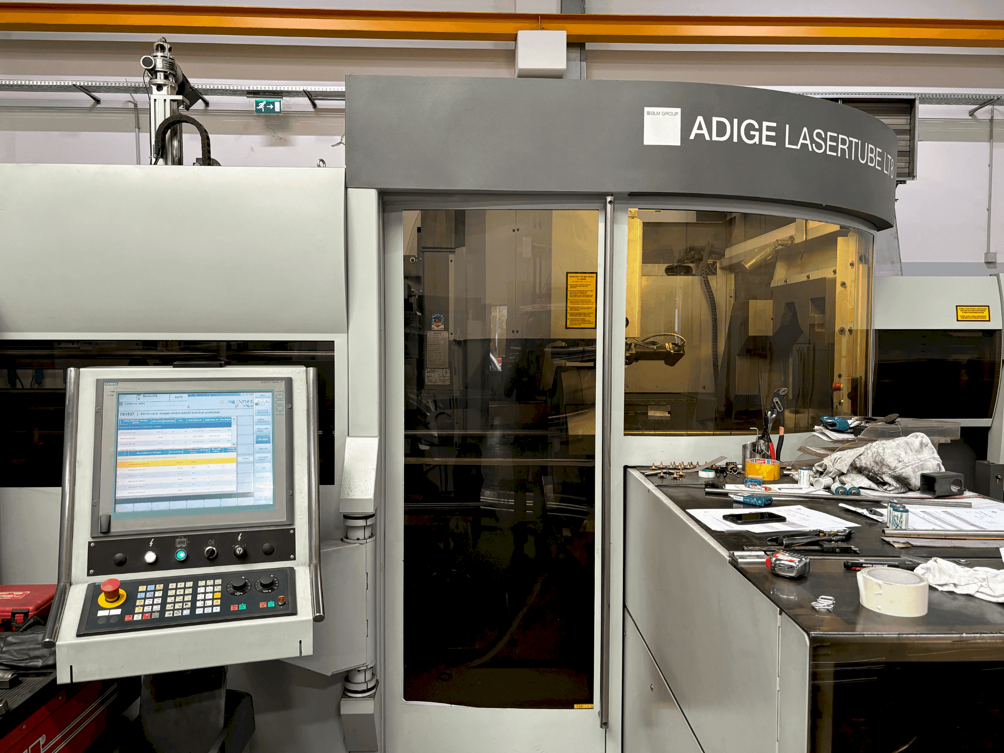 Вид станка ADIGE LT8 спереди