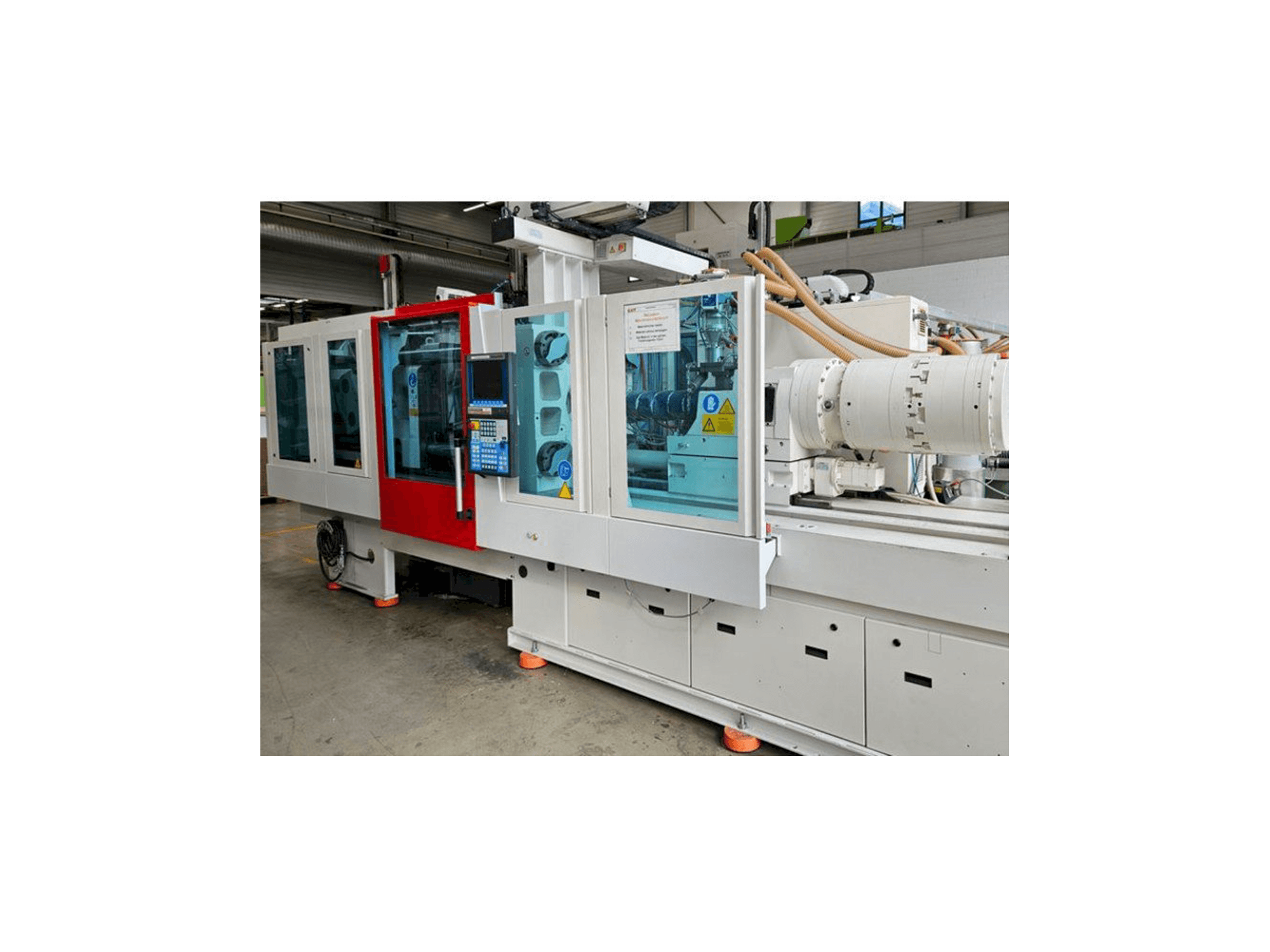 Вид станка Krauss Maffei EX 160 / 180 mit LRX 100 спереди