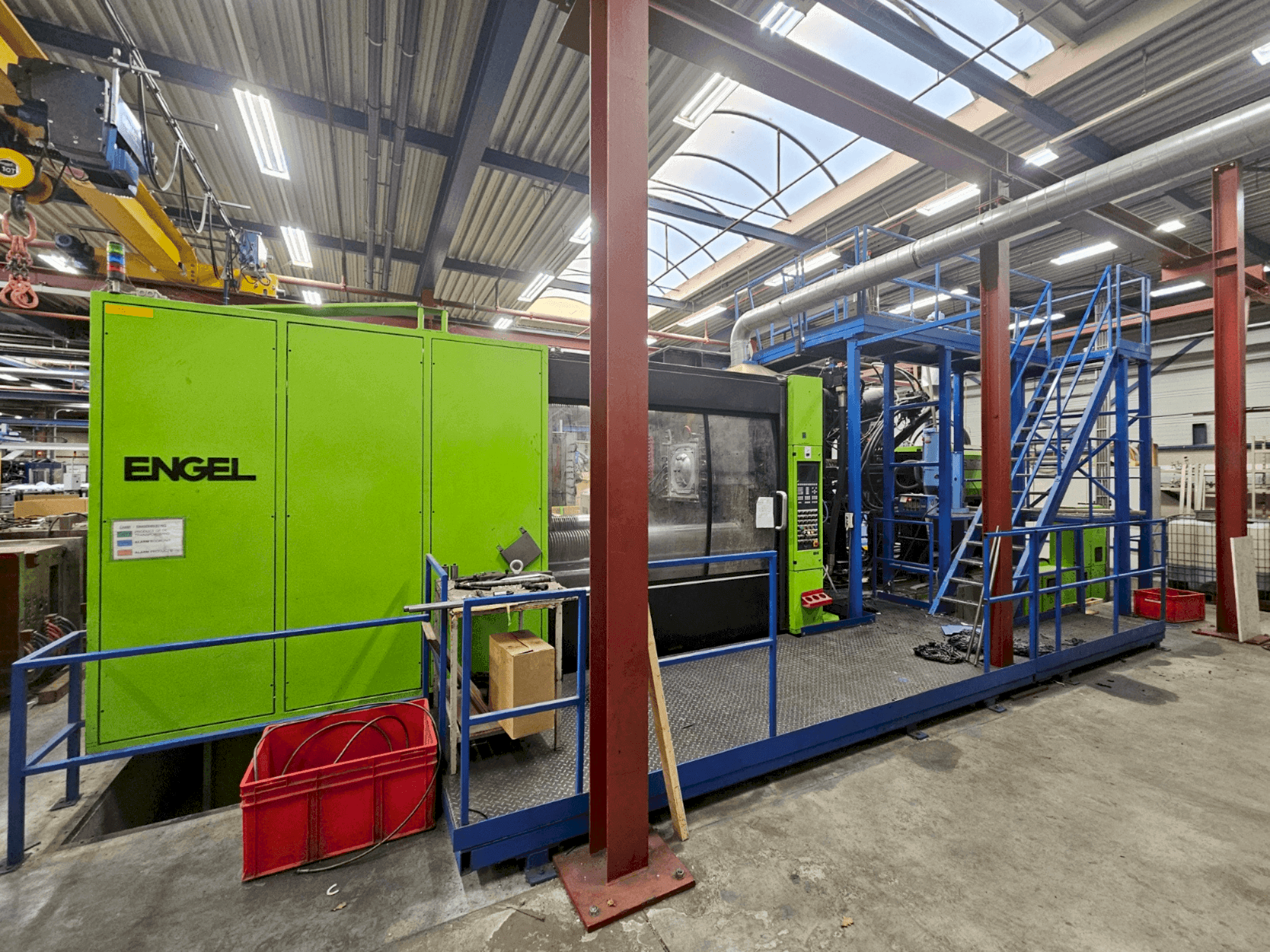 Вид станка Engel 16050/2550-1500T Duo 2 F спереди