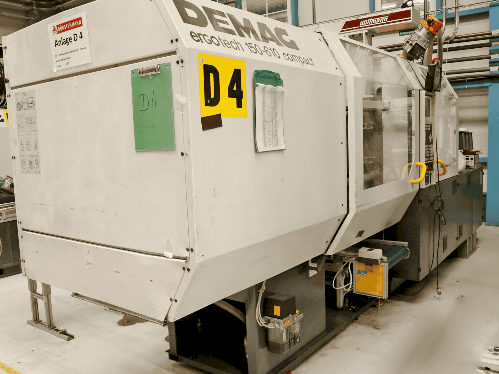 Вид станка DEMAG Ergotech 150-610 NC 4 спереди
