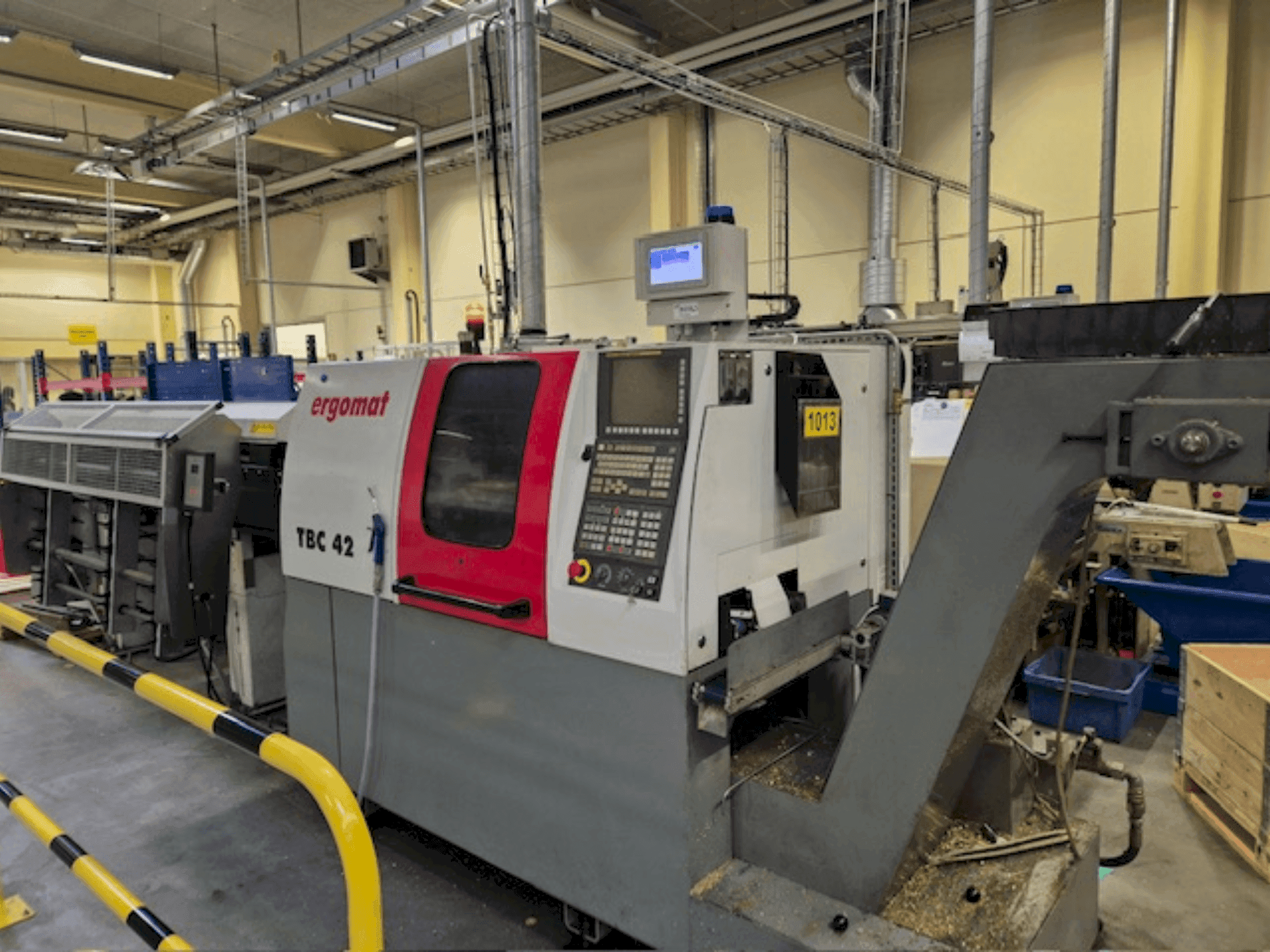 Вид станка ERGOMAT TBC-42 спереди