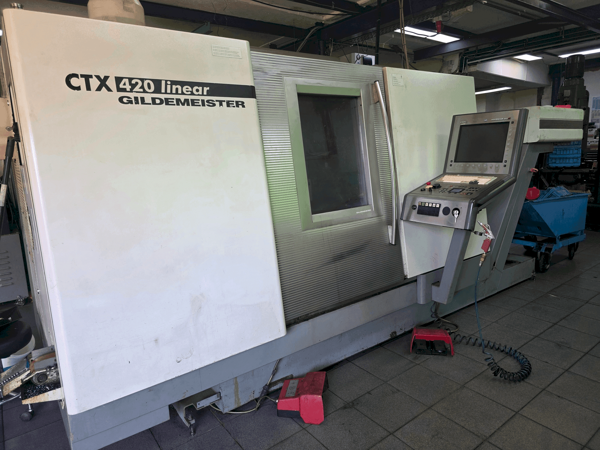 Вид станка Gildemeister CTX 420 linear спереди