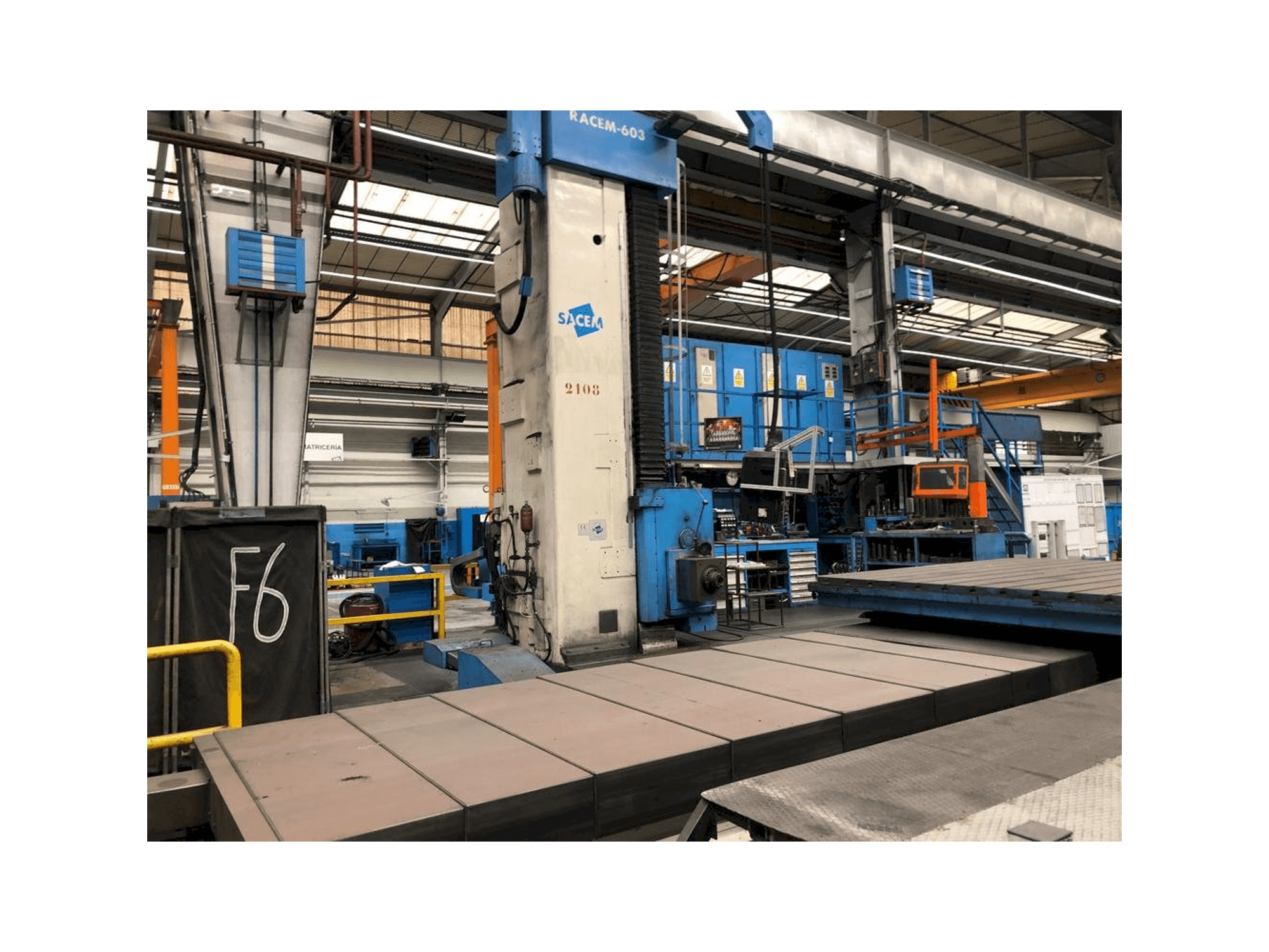 Вид станка Sacem Racem-603 спереди