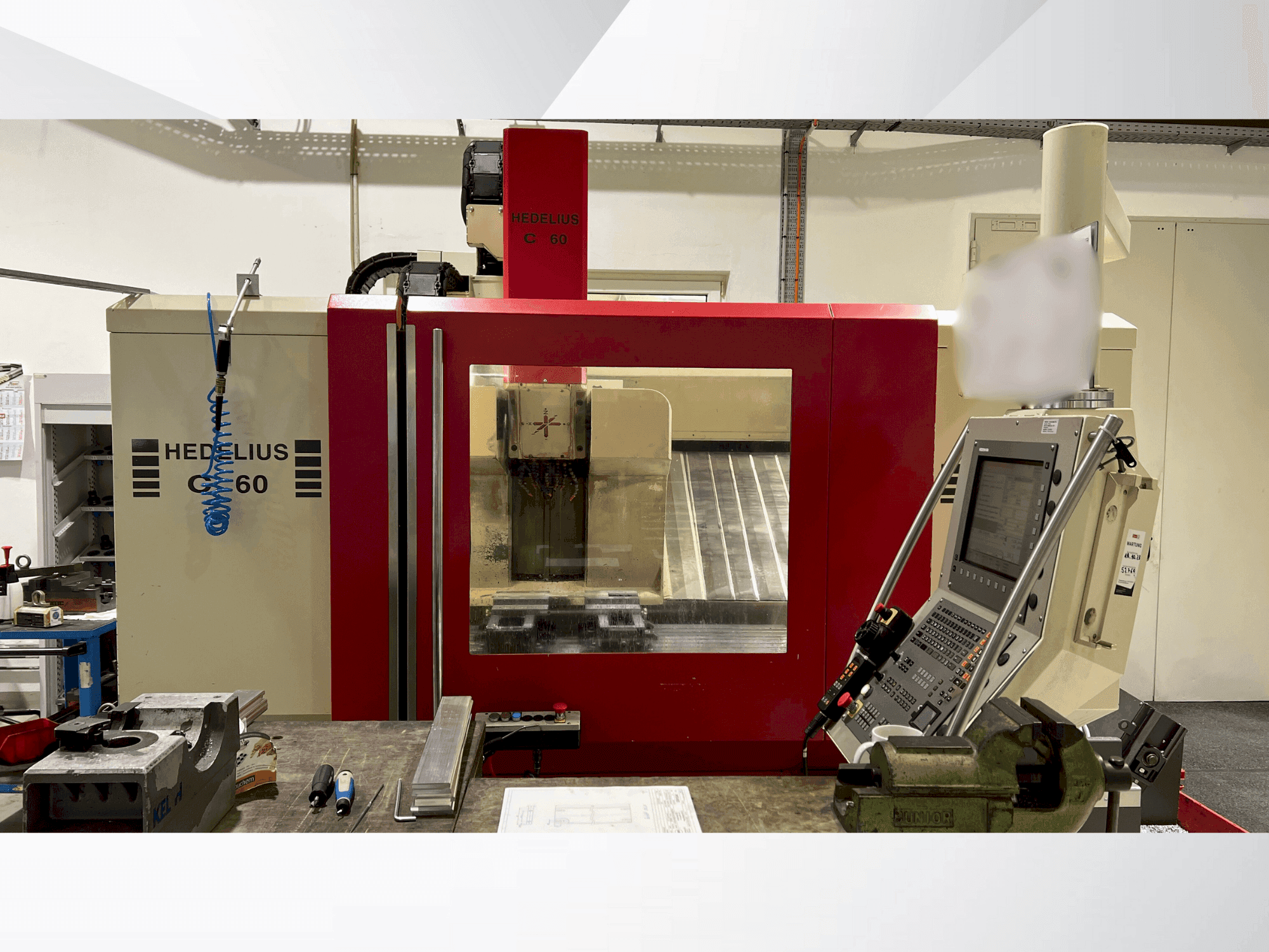 Вид станка HEDELIUS C60S-1200 спереди