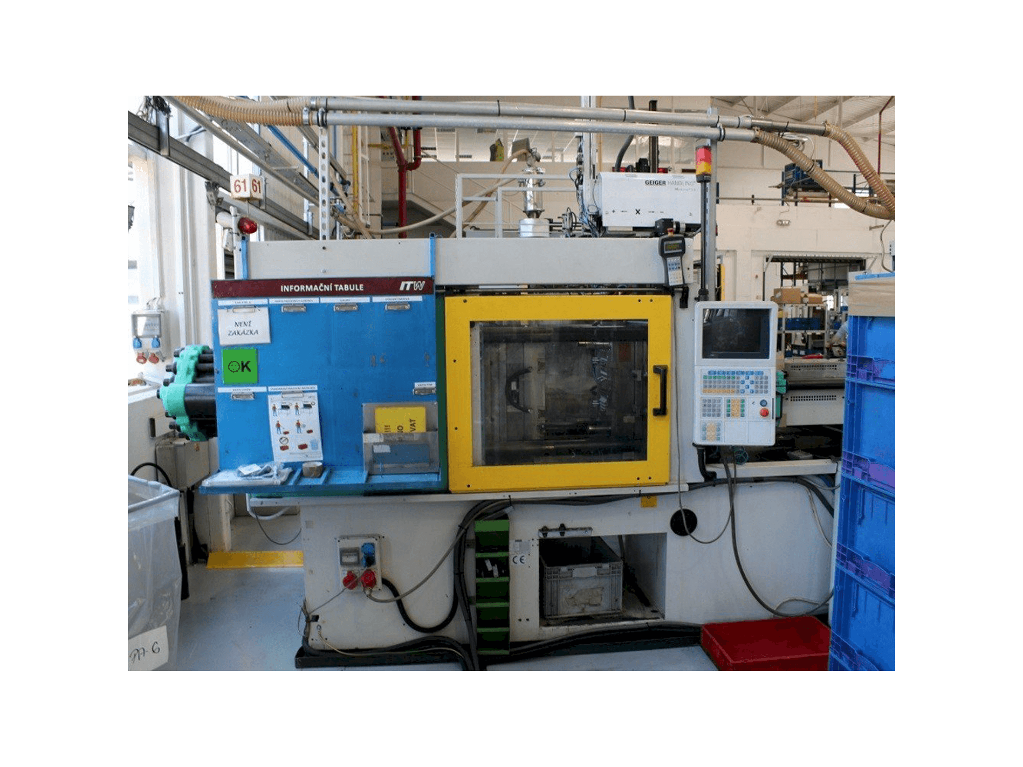 Вид станка Arburg 470 C 1500-800 спереди