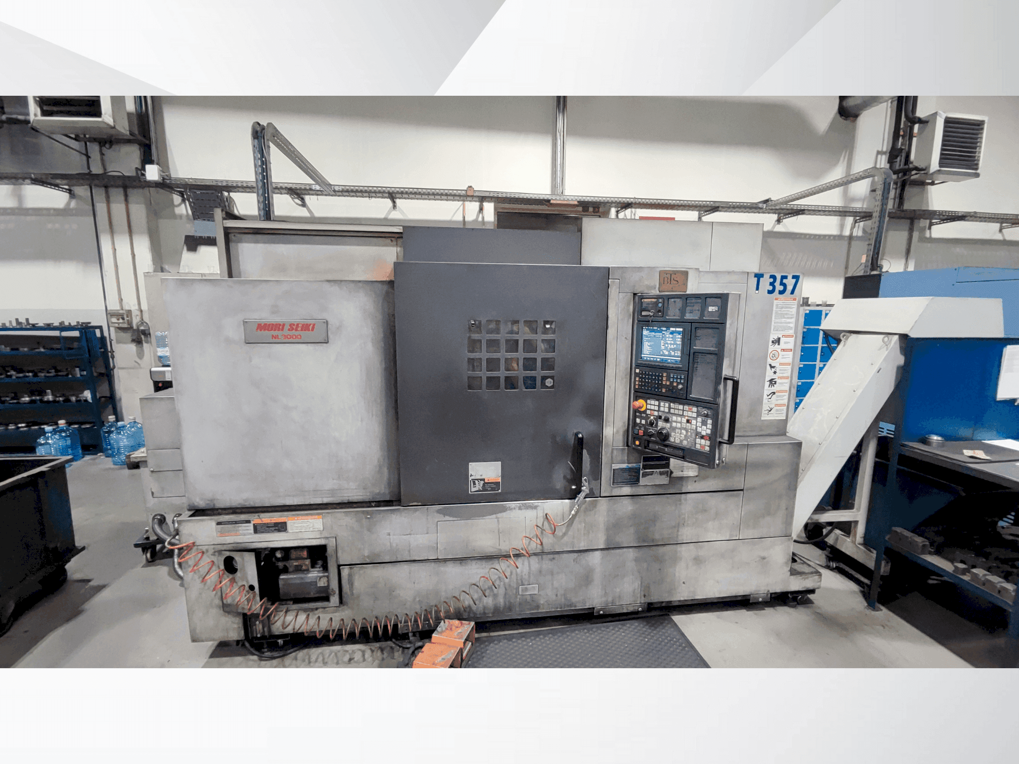 Вид станка MORI SEIKI NL 3000/700 спереди