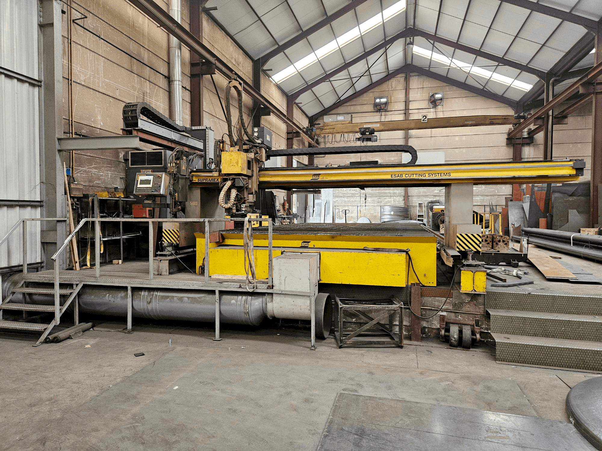 Вид станка ESAB SXE-P3 4500 спереди