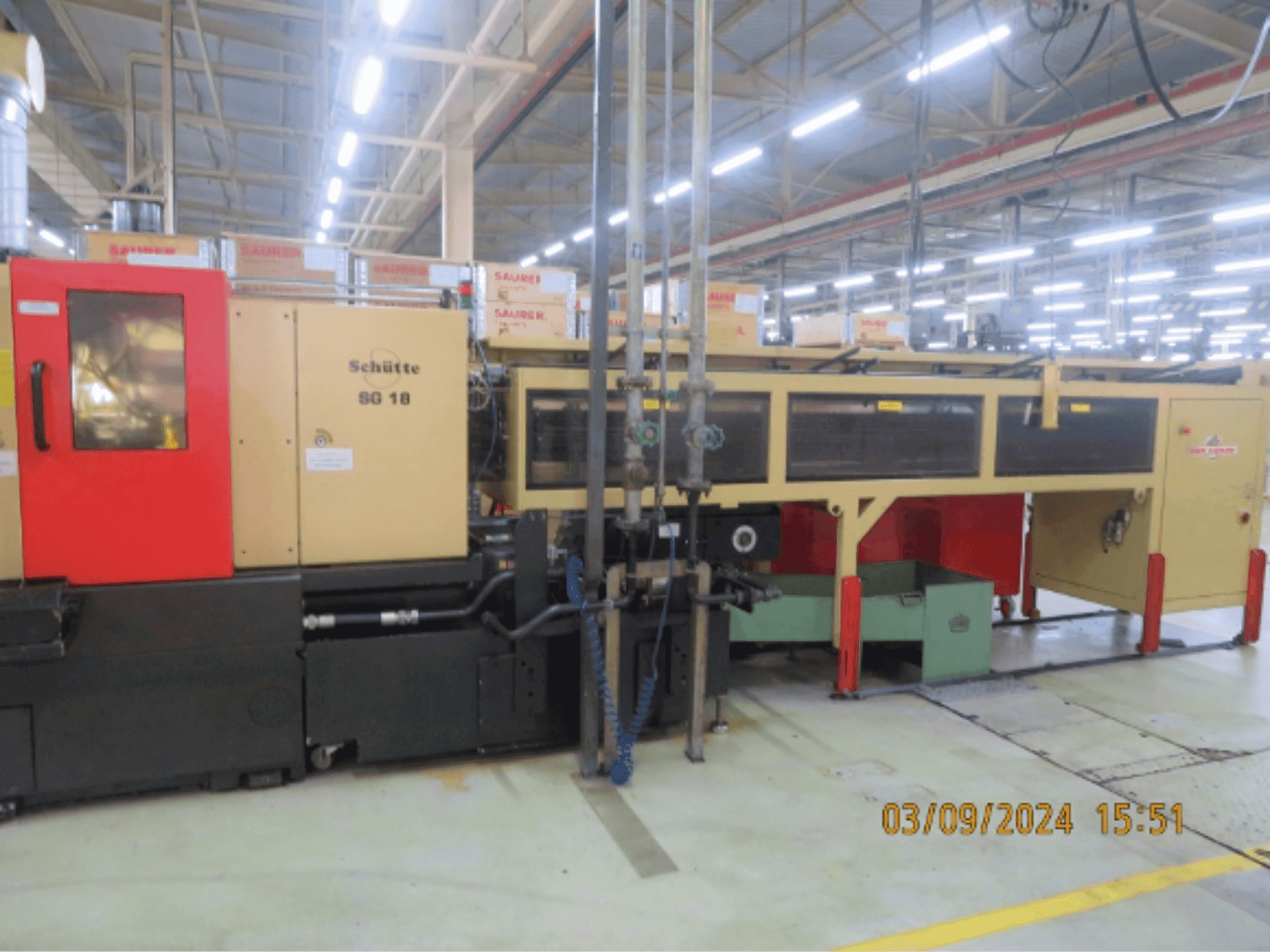 Вид станка Schütte SG18 спереди