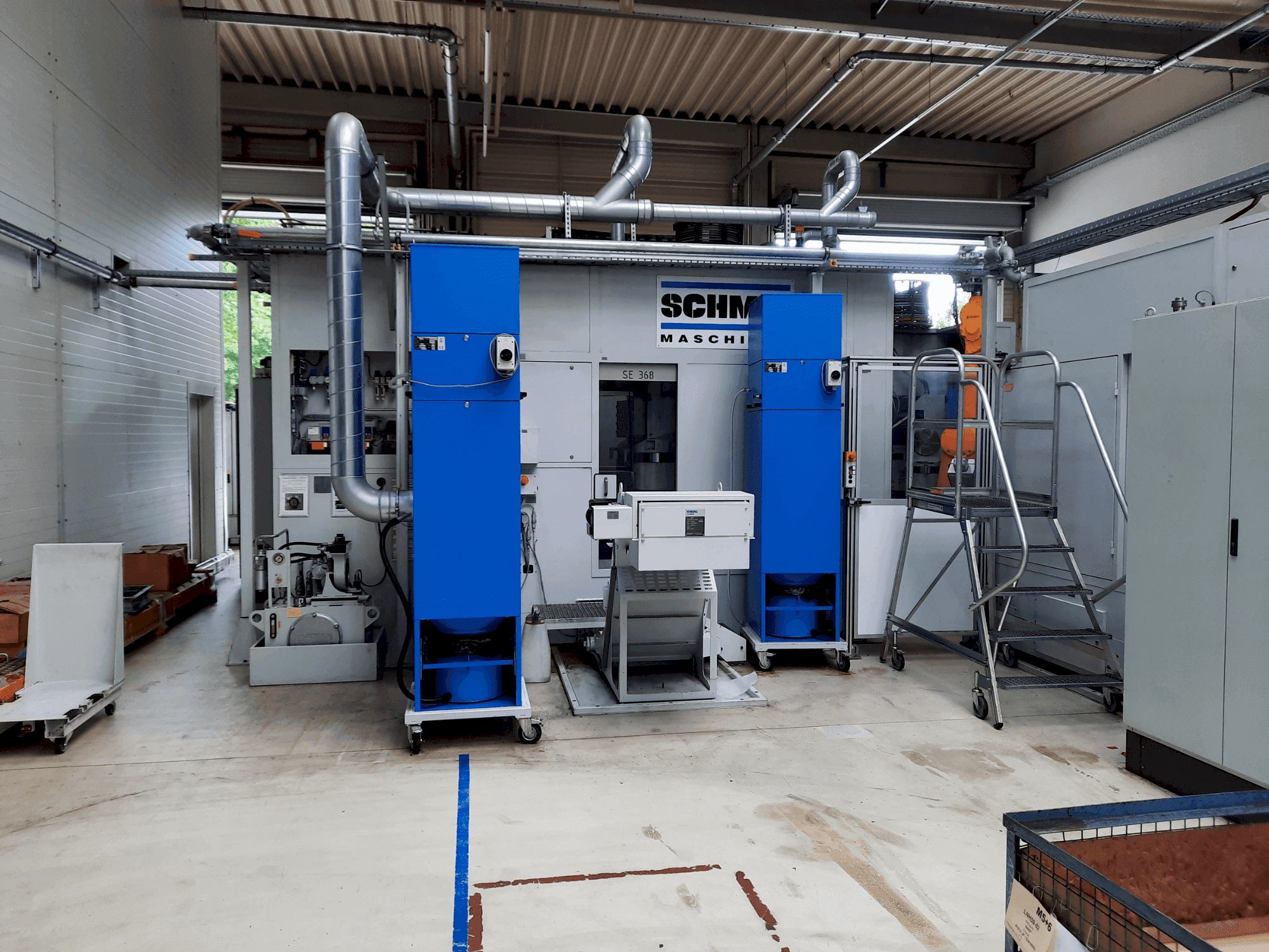 Вид станка SCHMID SE 368 спереди