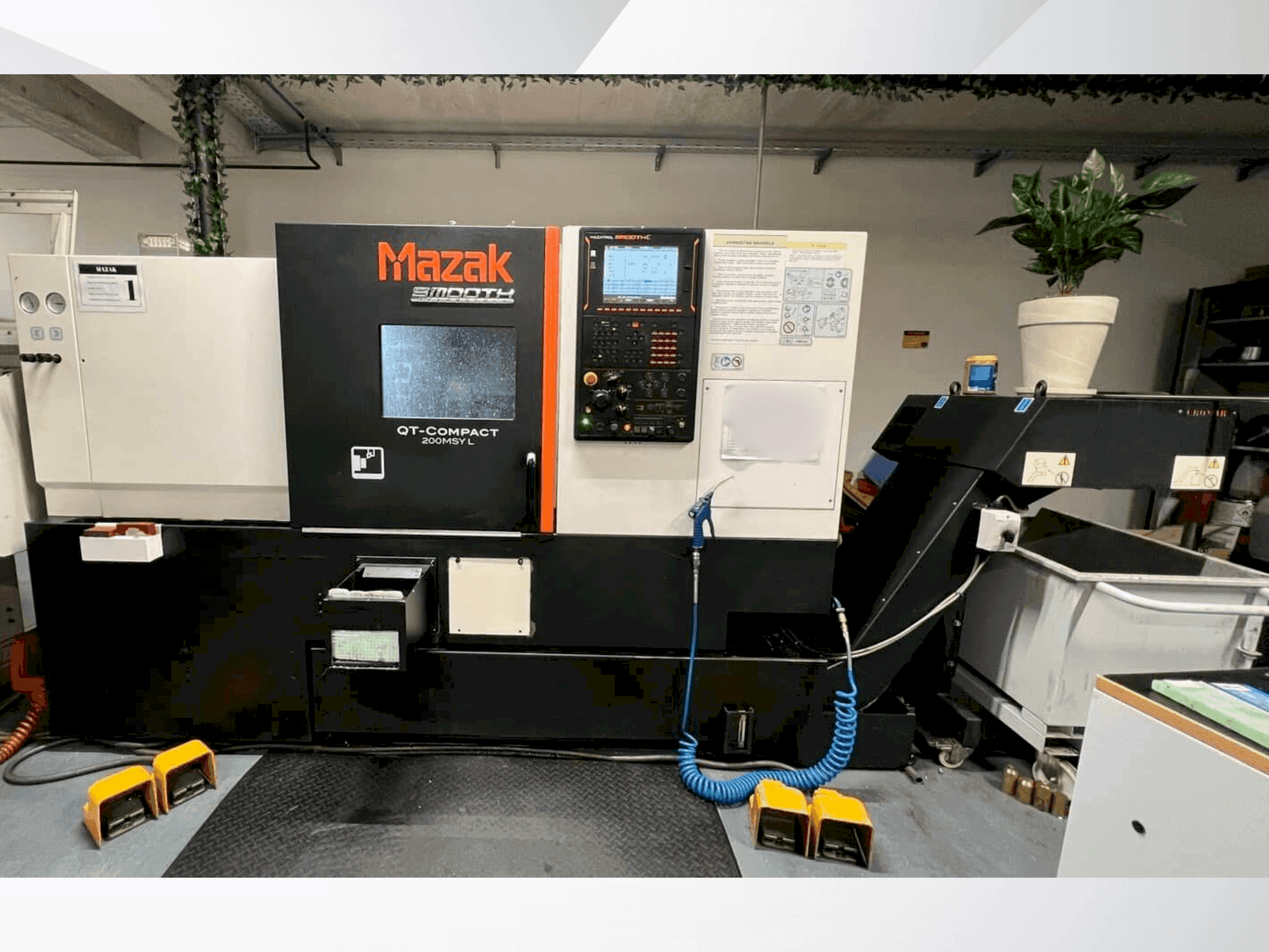 Вид станка Mazak QUICK TURN COMPACT 200 MSY L спереди