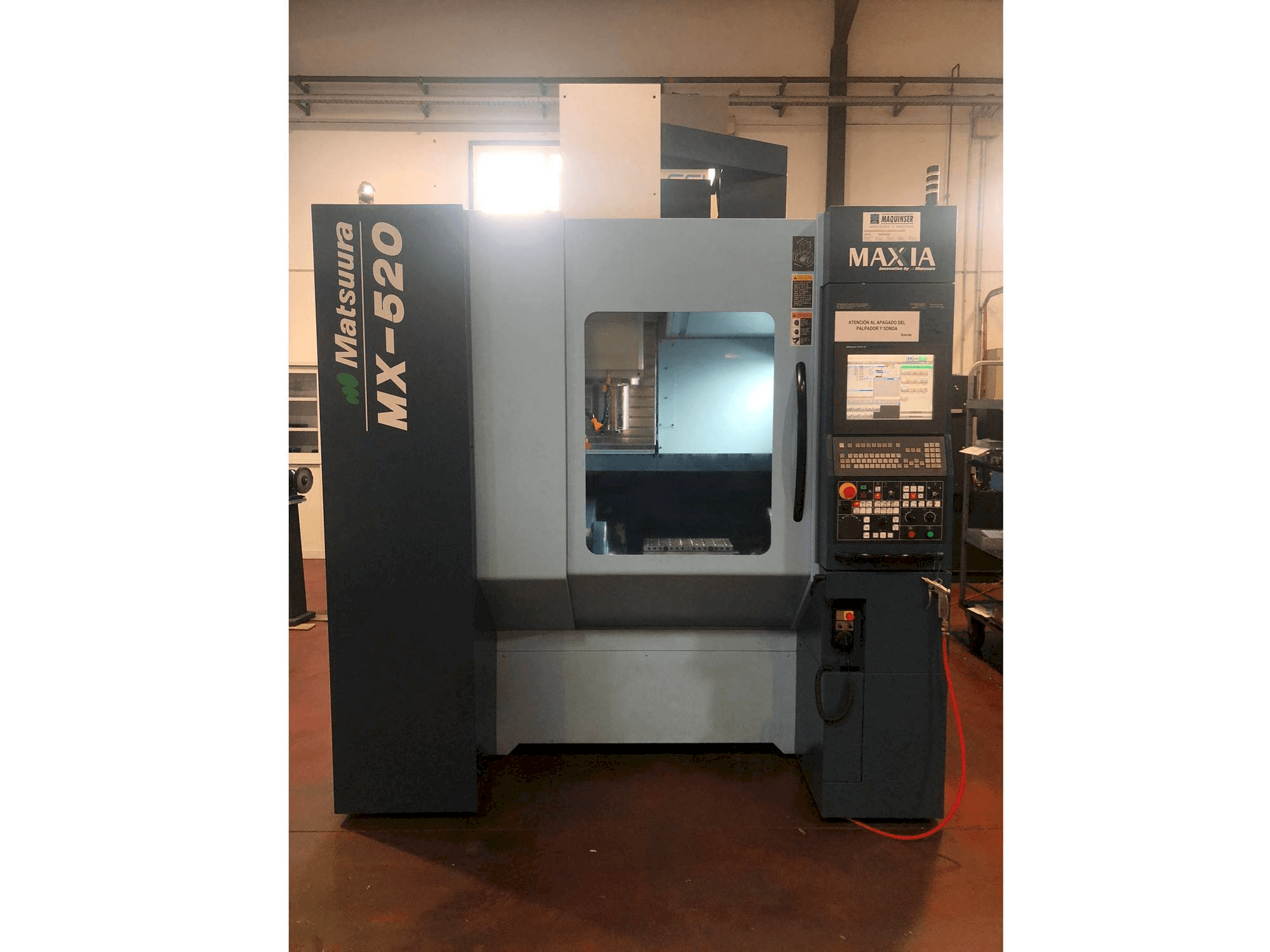 Front view of Matsuura MX-520 machine
