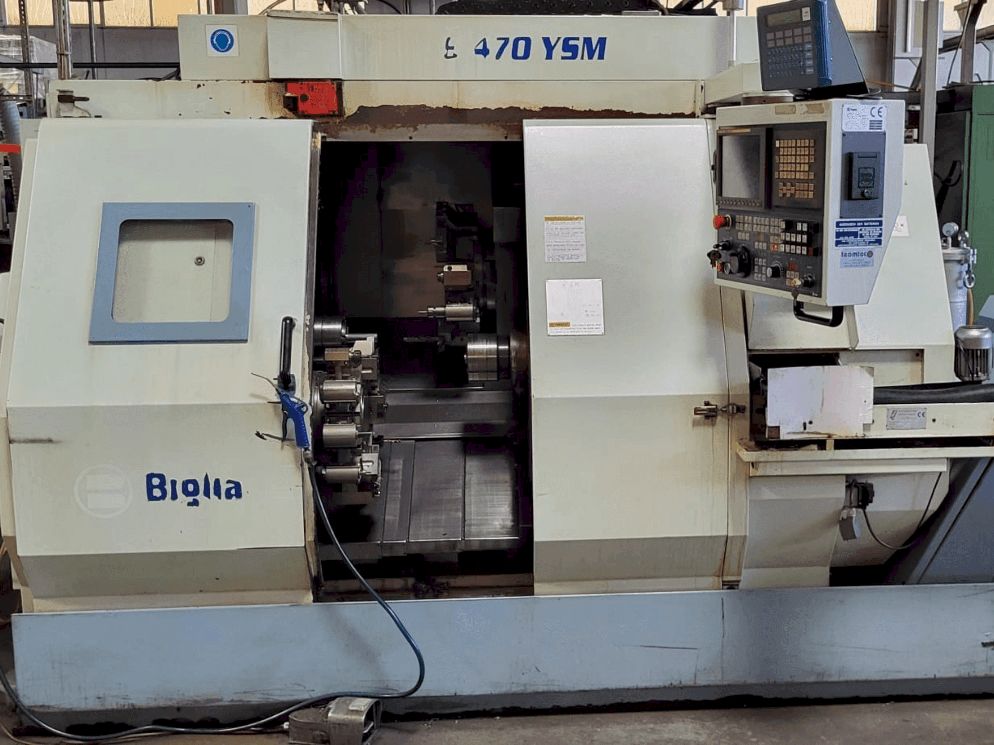 Вид станка Biglia B470 YSM спереди