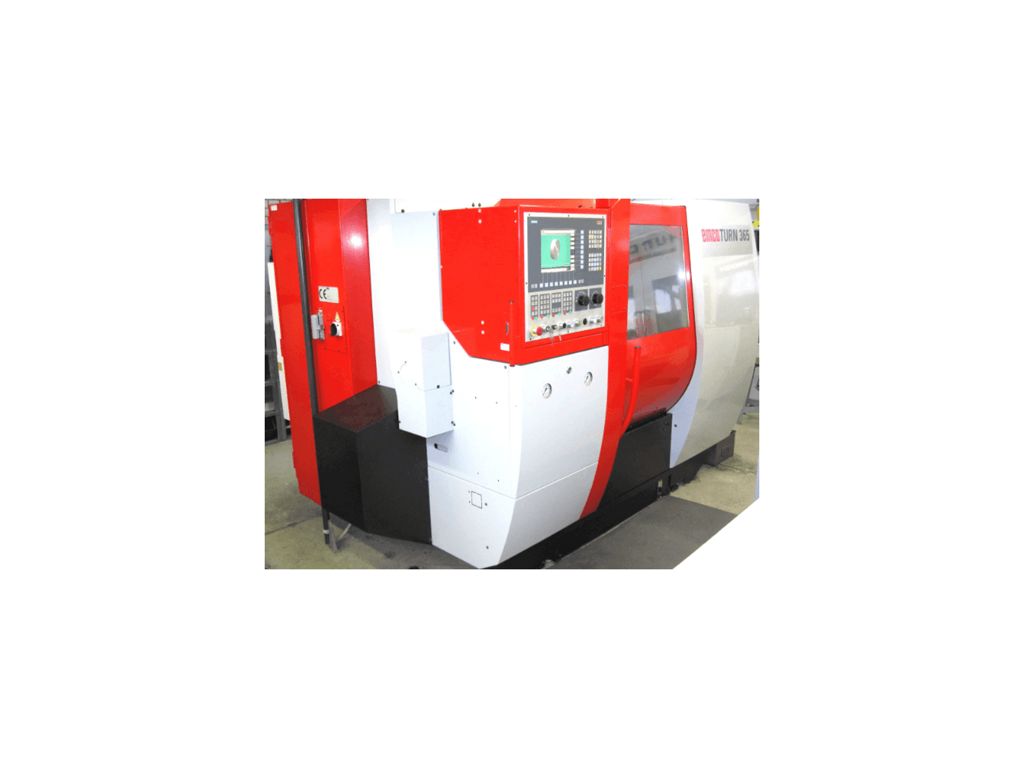 Вид станка EMCO turn 365 tcmy спереди