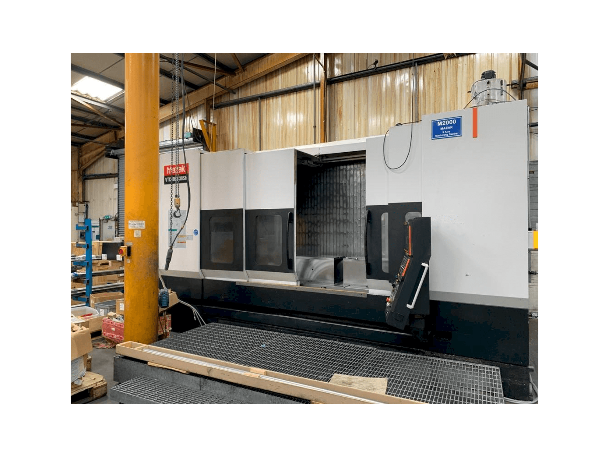 Вид станка Mazak VTC-800/30SR спереди