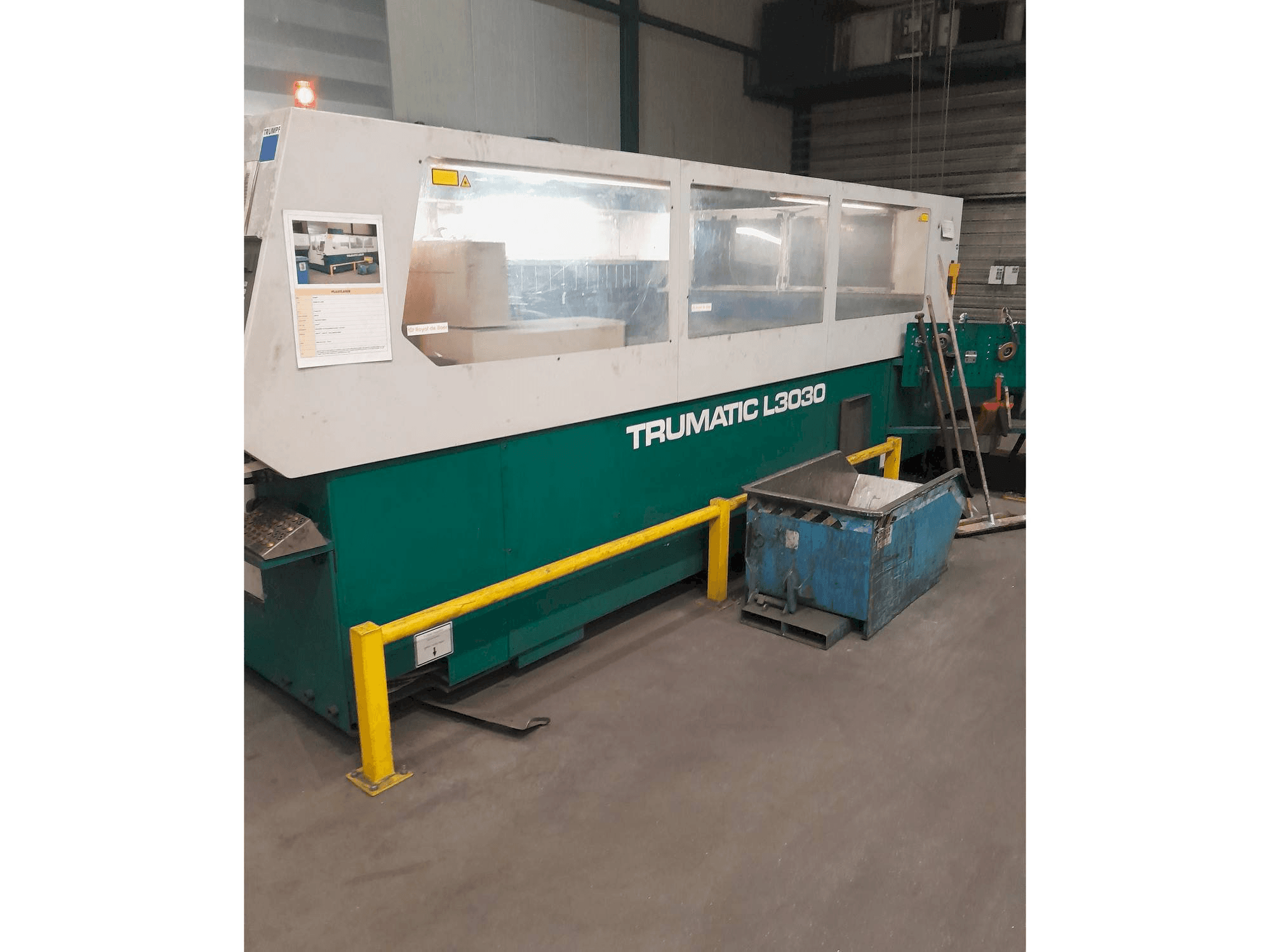 Вид станка Trumpf Trumatic L3030 спереди
