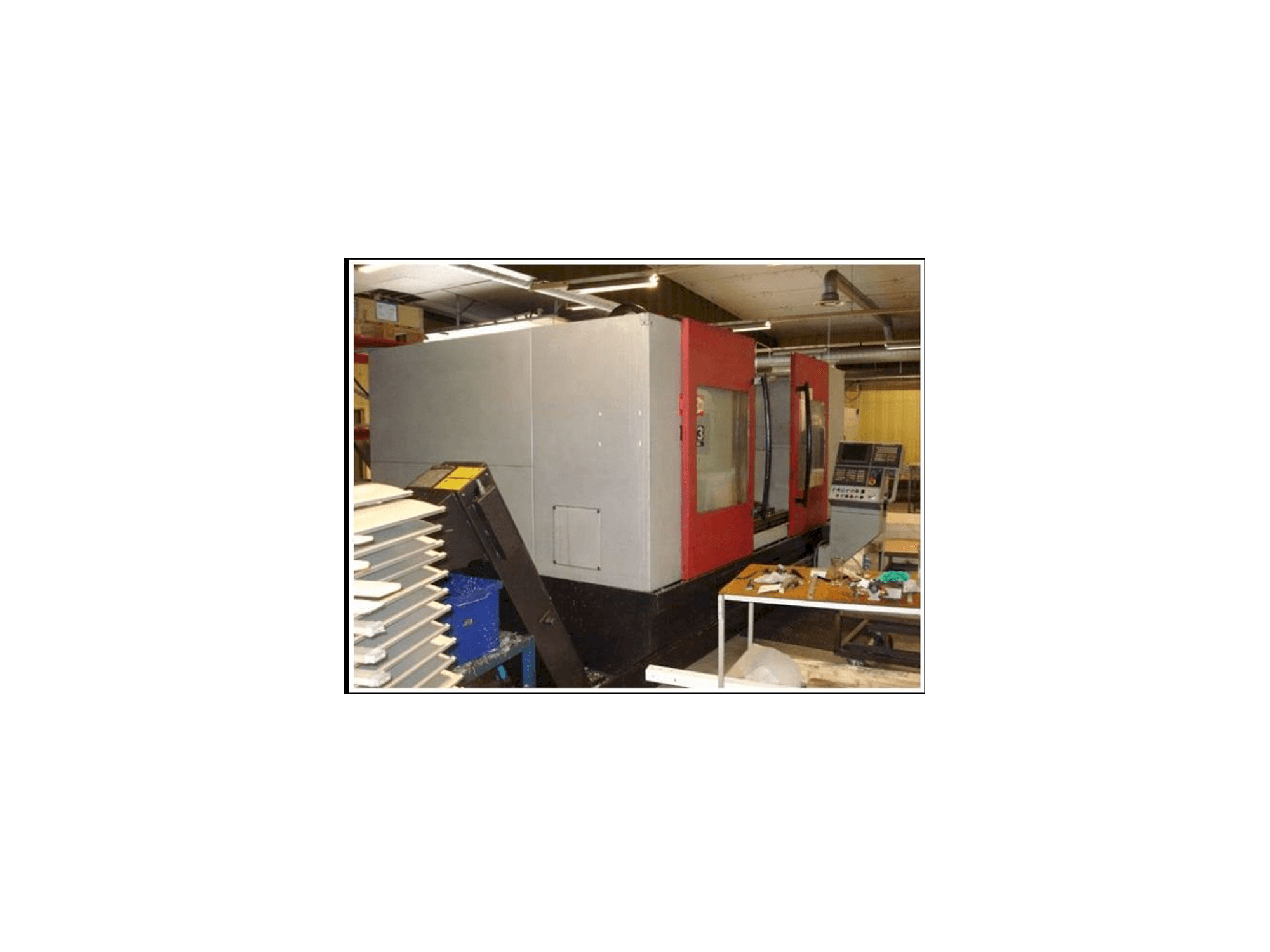 Left side view of Eikon MV3 machine