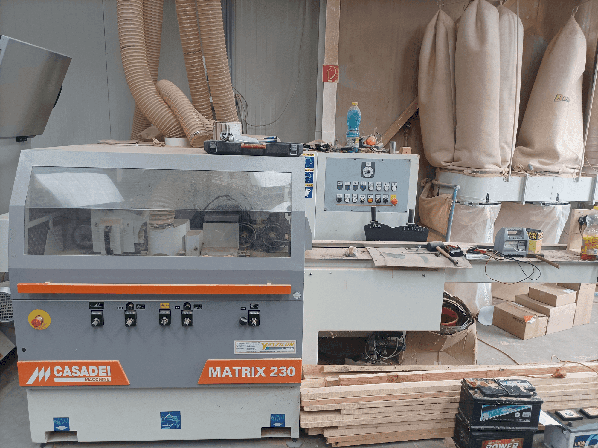 Вид станка CASADEI MATRIX 230 (2018) спереди