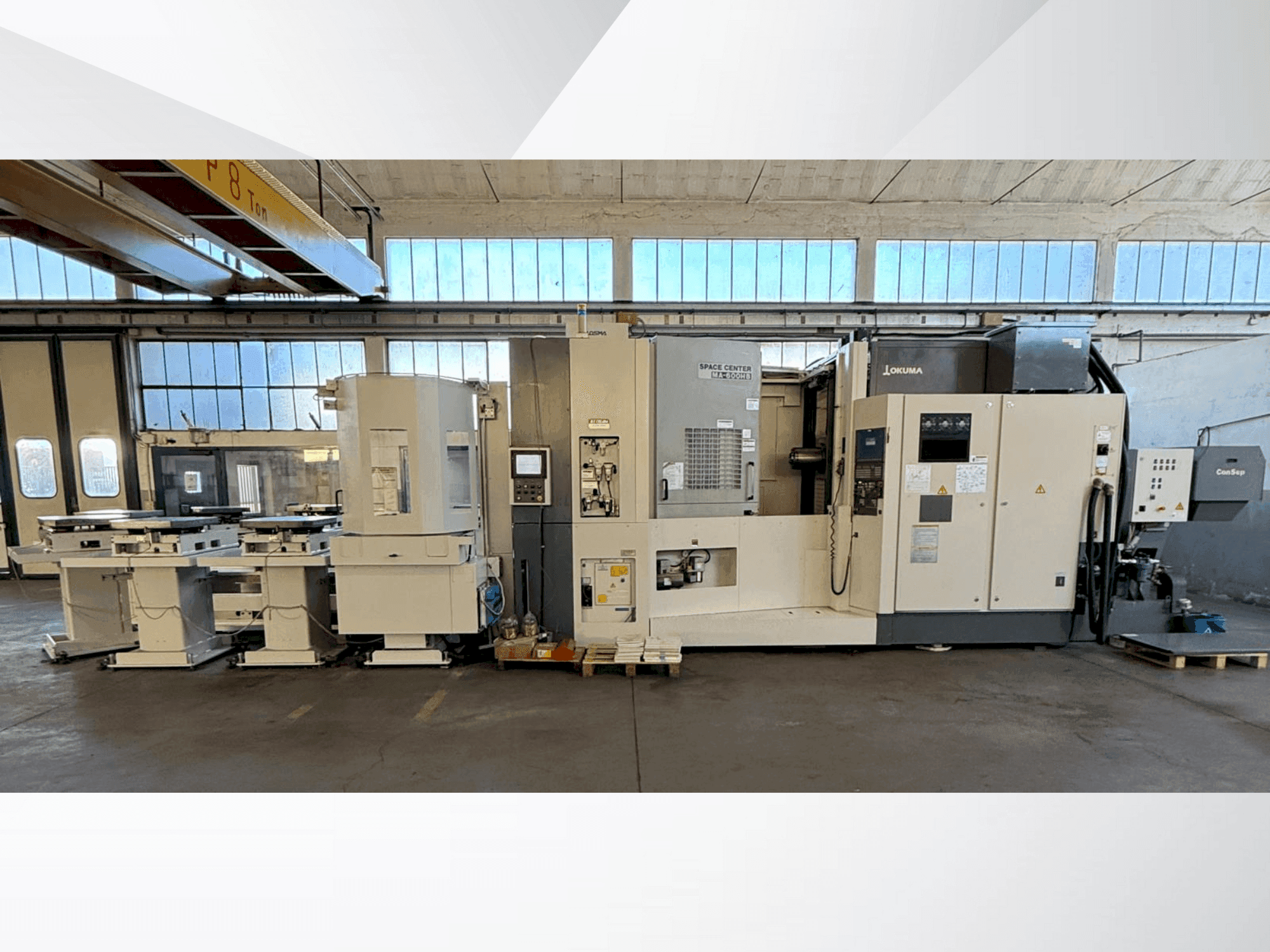 Вид станка Okuma SPACE CENTER MA-600HB спереди