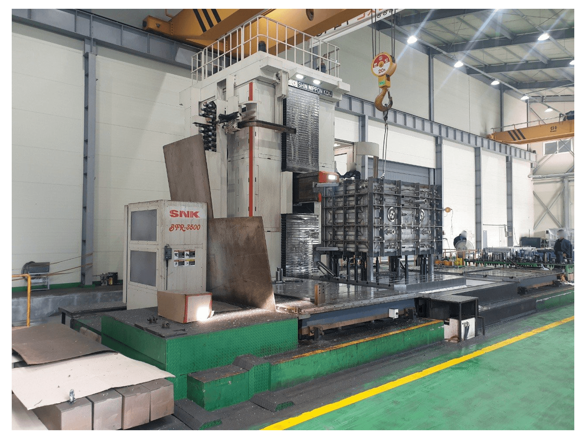 Вид станка SNK BFR-3500 спереди