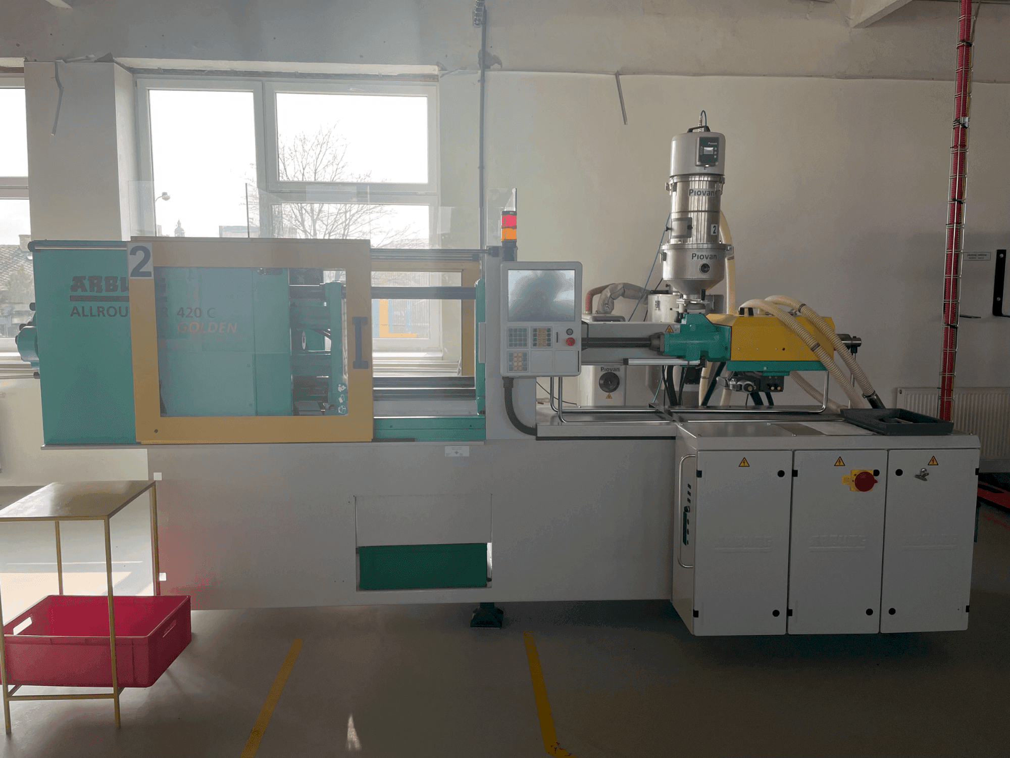 Вид станка Arburg Allrounder 420C 1000-290 спереди