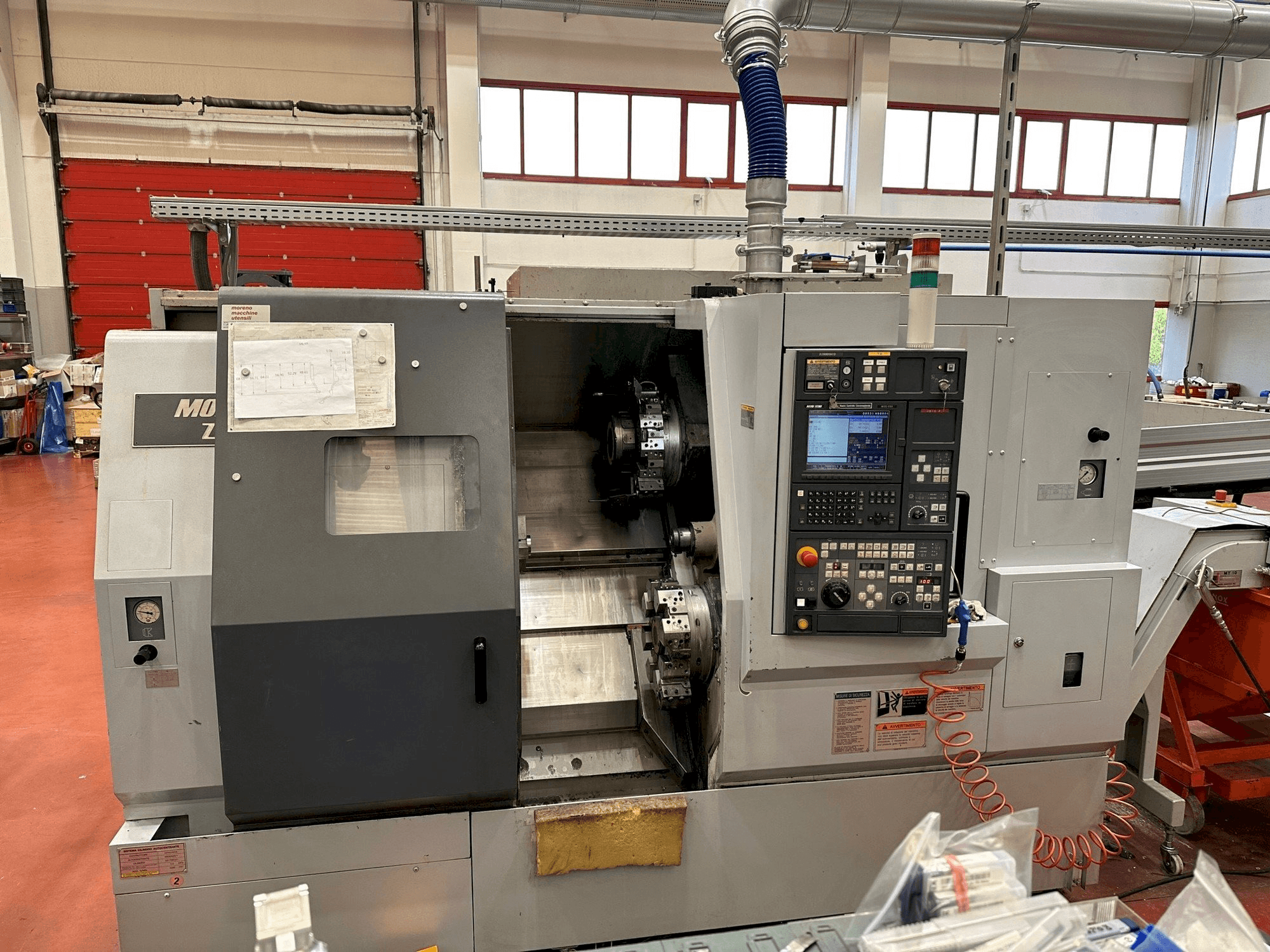 Вид станка MORI SEIKI ZL 203 MC спереди