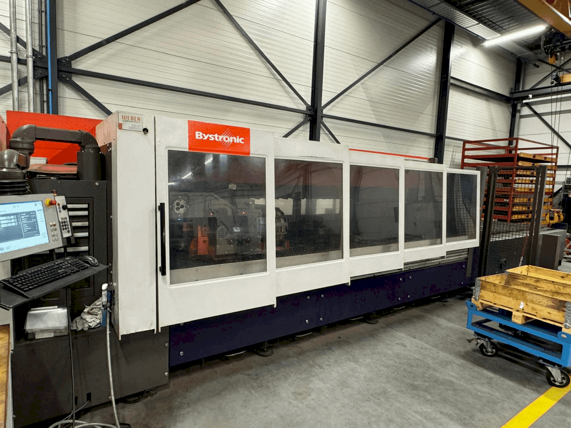 Вид станка Bystronic BySpeed 3015 спереди