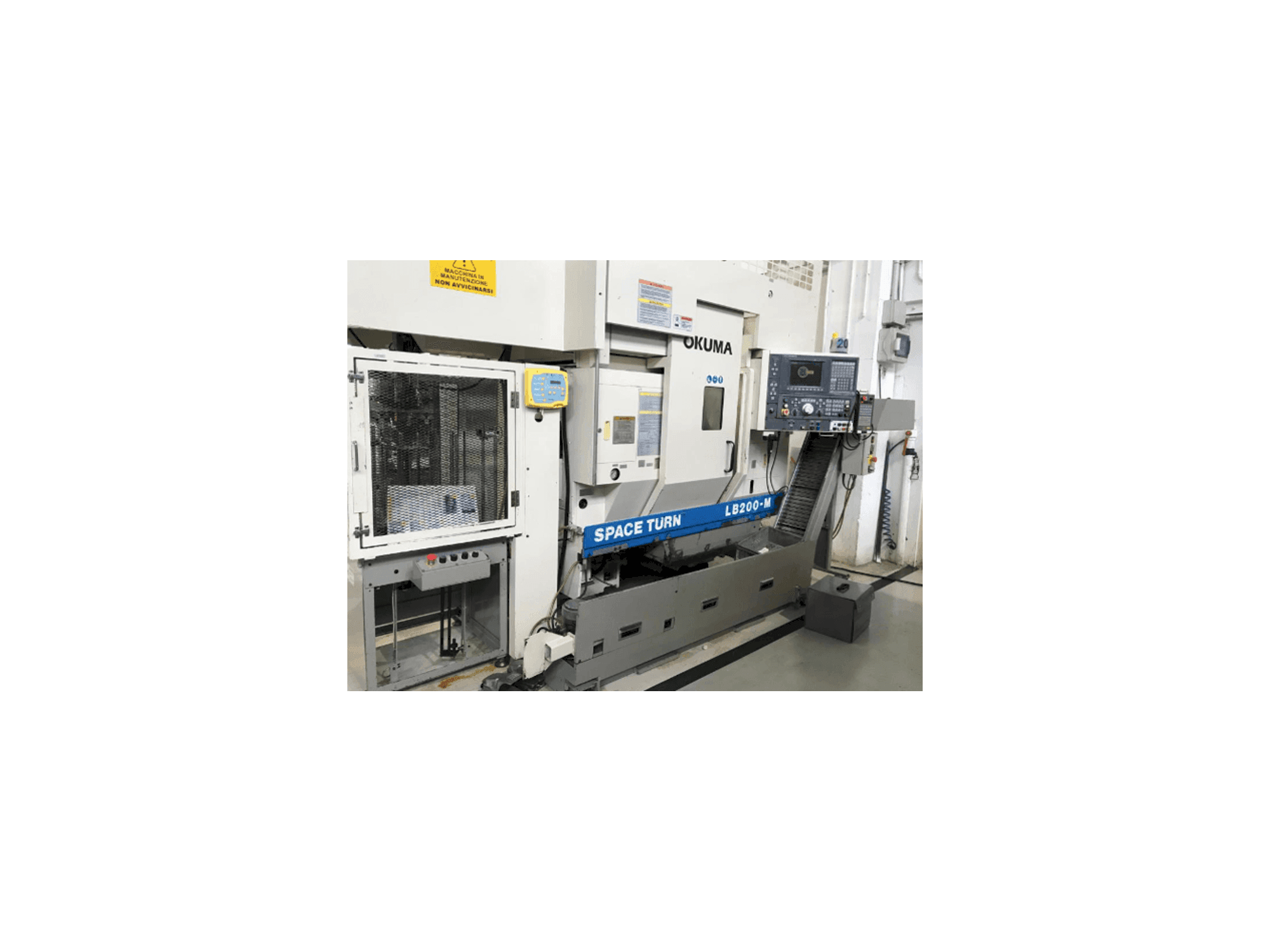 Вид станка Okuma LB 200 M спереди