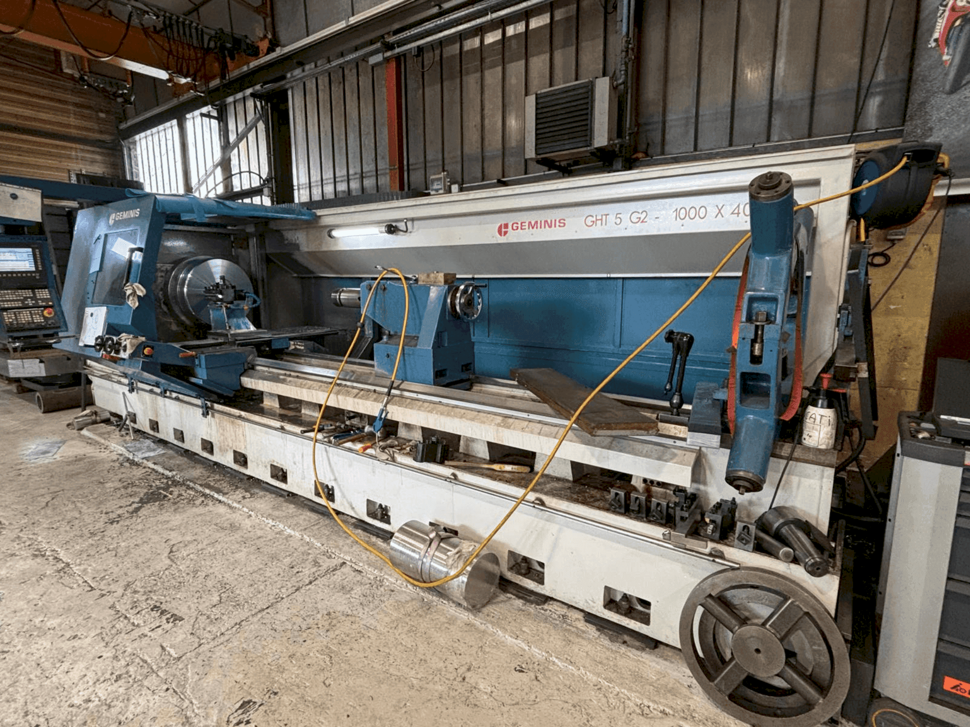 Вид станка Geminis GHT5 G2-1000x4000 спереди