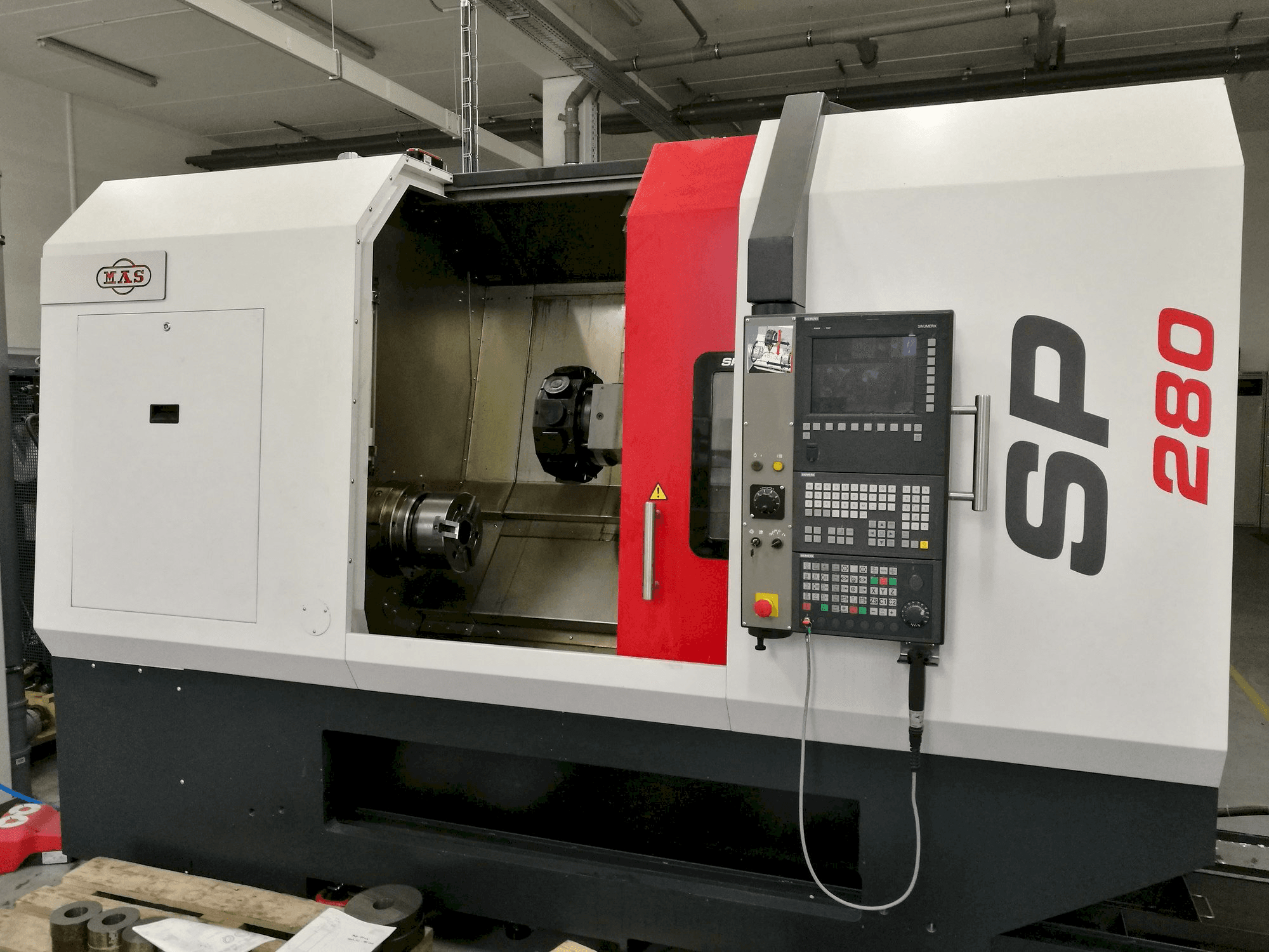 Front view of KOVOSVIT MAS SP 280 SY machine