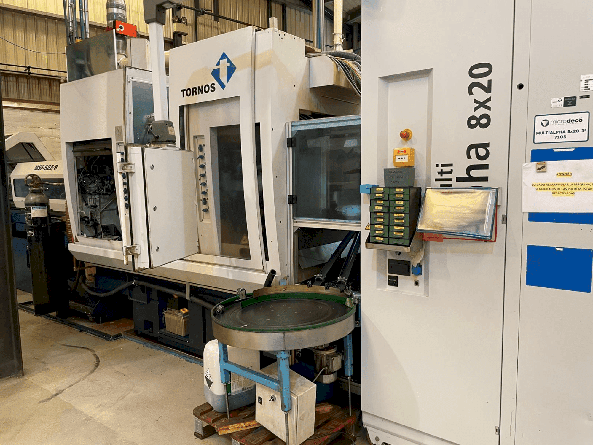 Вид станка TORNOS MultiAlpha 8x20 спереди