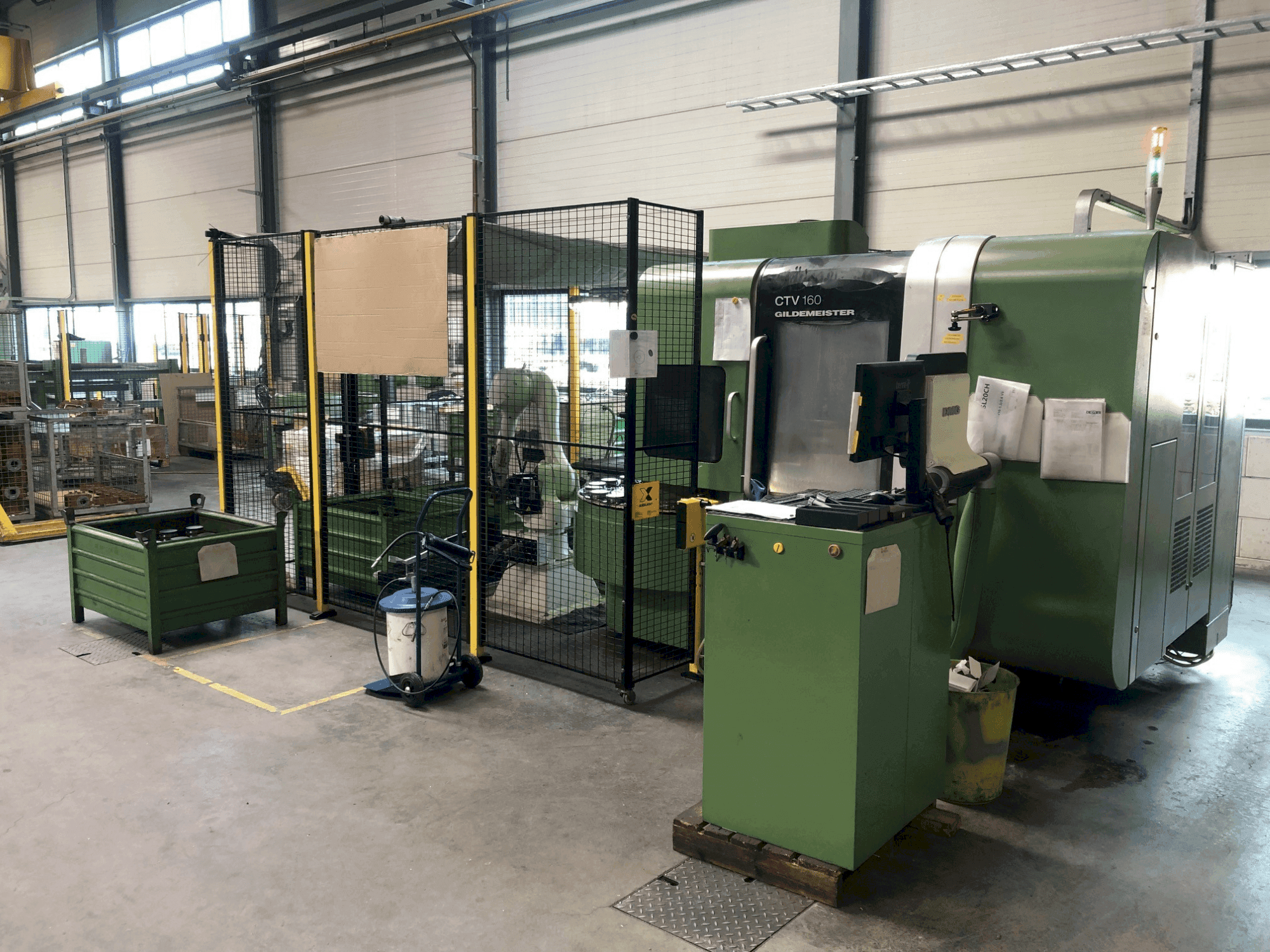 Вид станка DMG Gildemeister CTV 160 спереди