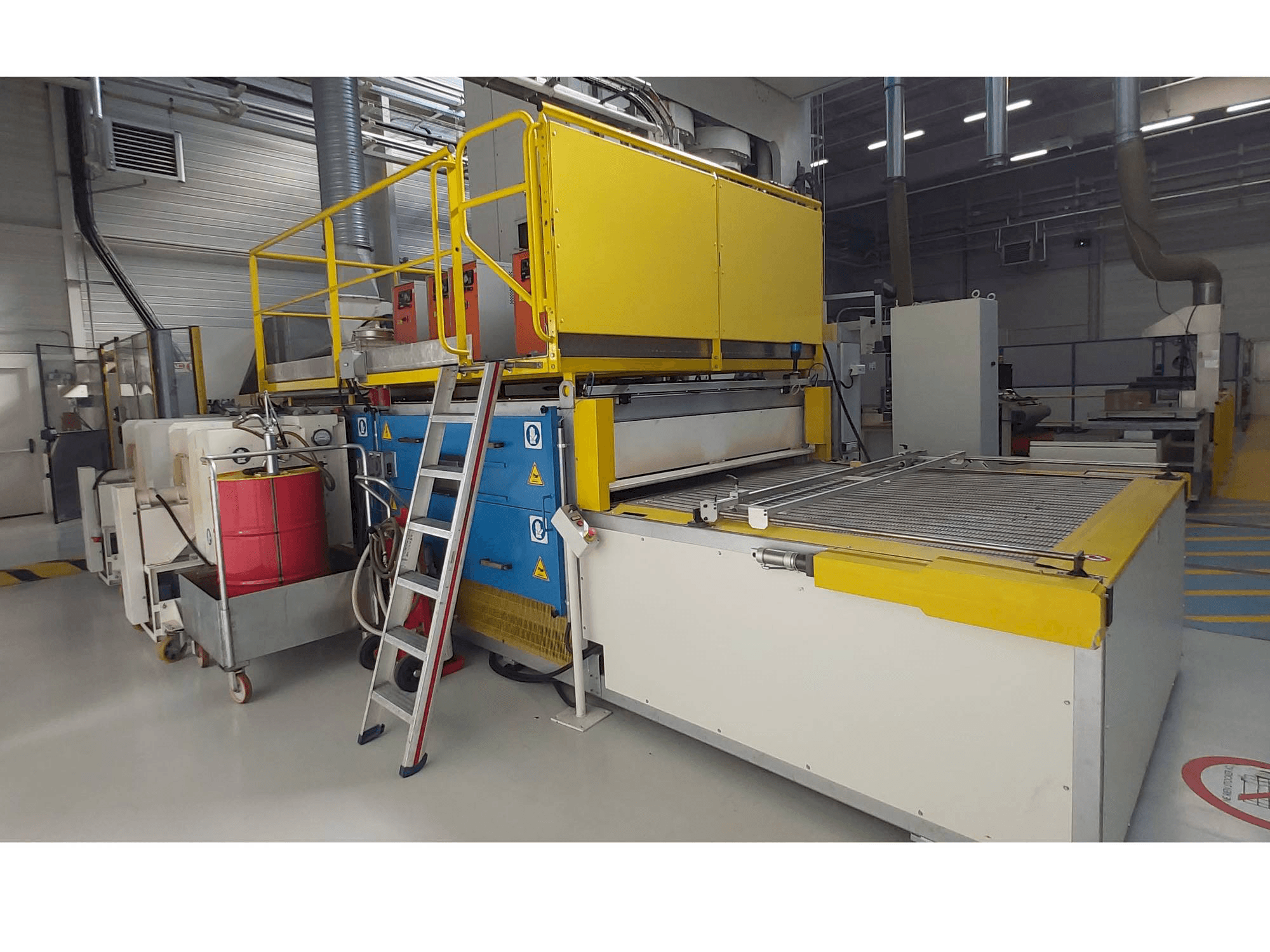 Вид станка CANNON PRE PREG OVEN спереди