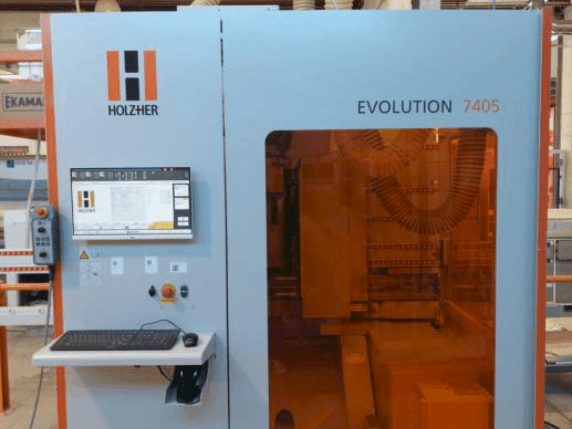 Вид станка HOLZHER Evolution 7405 спереди