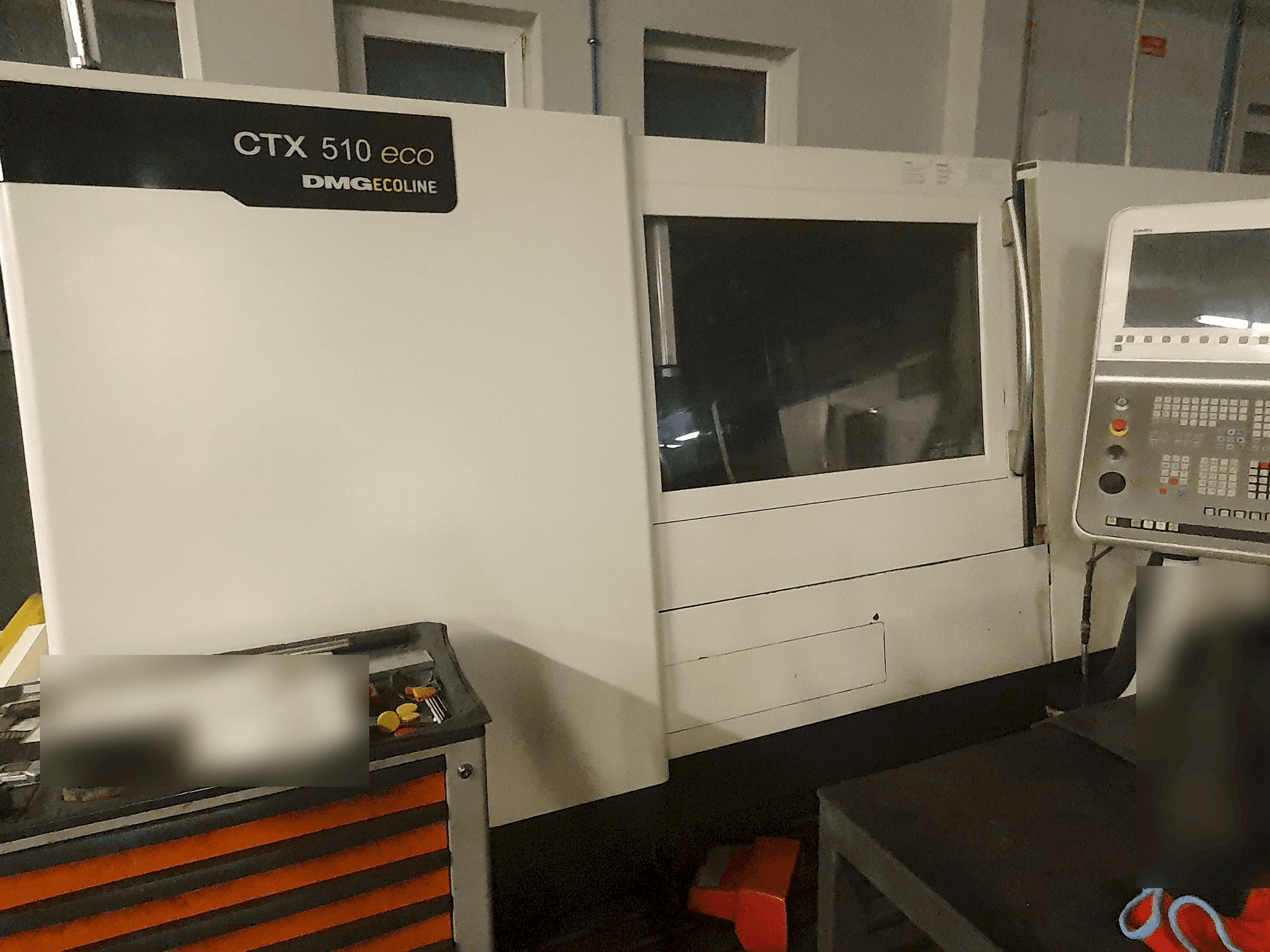 Вид станка DMG GILDEMEISTER ecoline CTX 510 eco V3 спереди