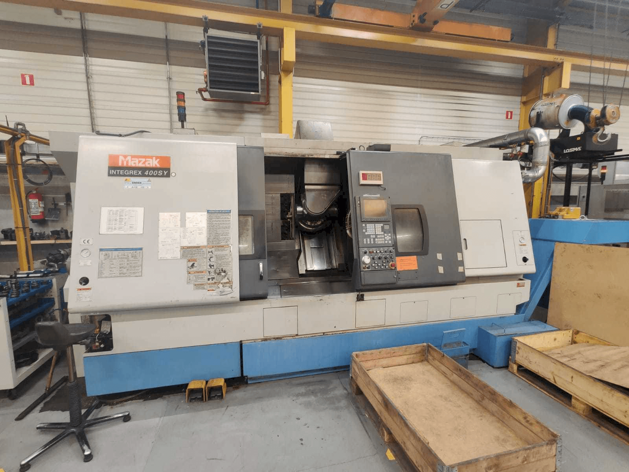 Вид станка Mazak INTEGREX 400SY спереди