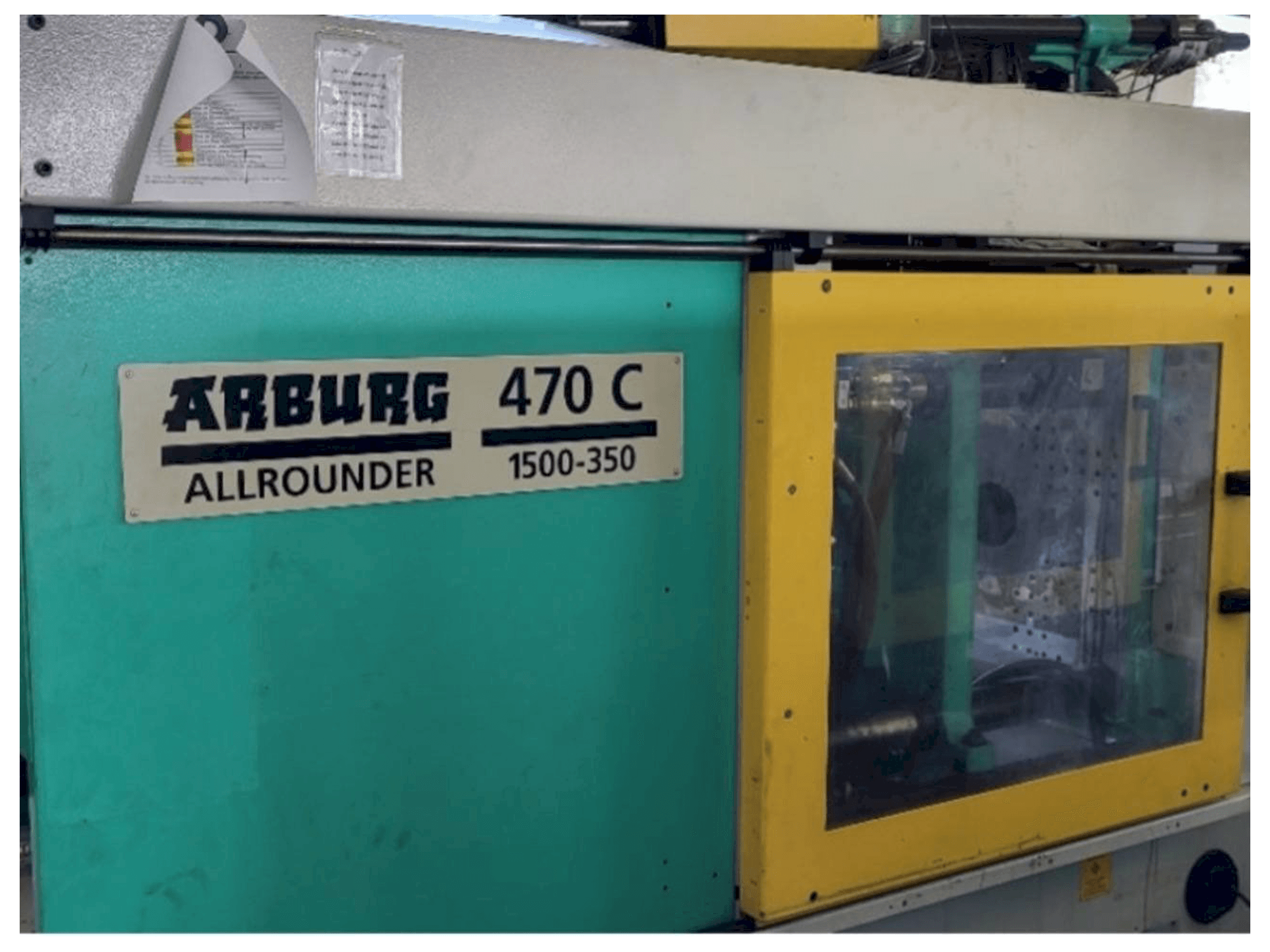 Вид станка Arburg Allrounder 470C 1500 - 350/150 спереди