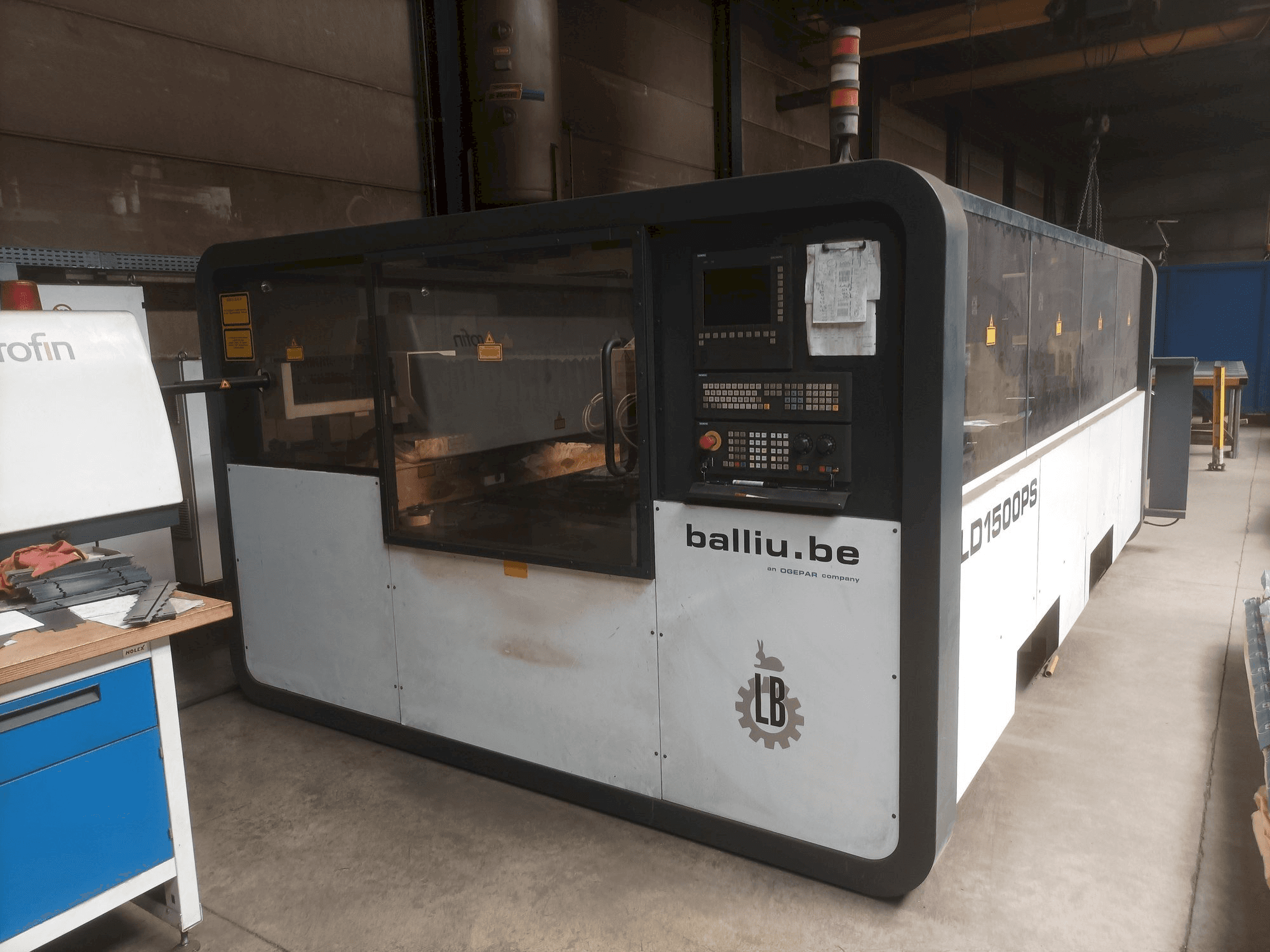 Вид станка Balliu LD 1500 PS спереди