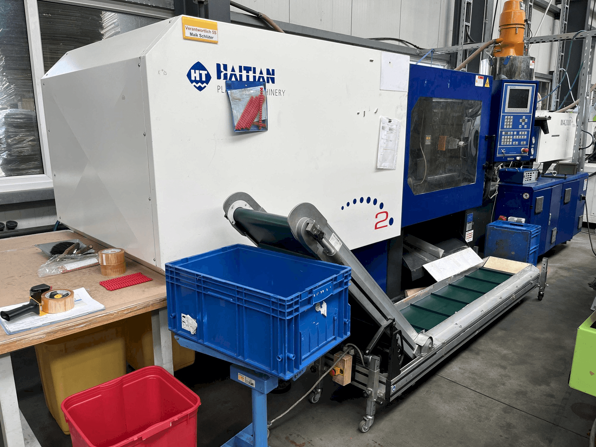 Вид станка HAITIAN MA2000 II/700eco спереди