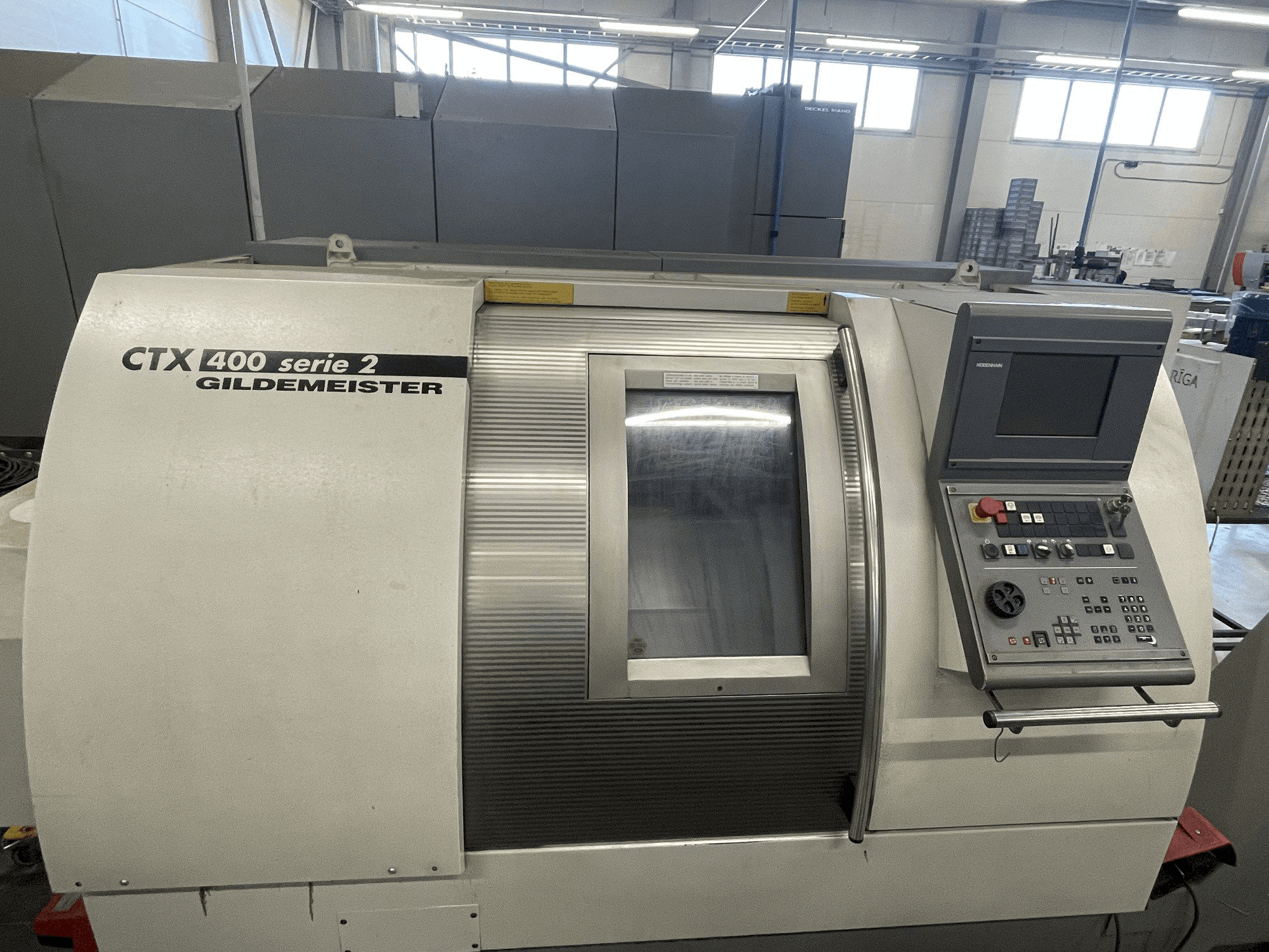Вид станка Gildemeister CTX 400 S2 спереди