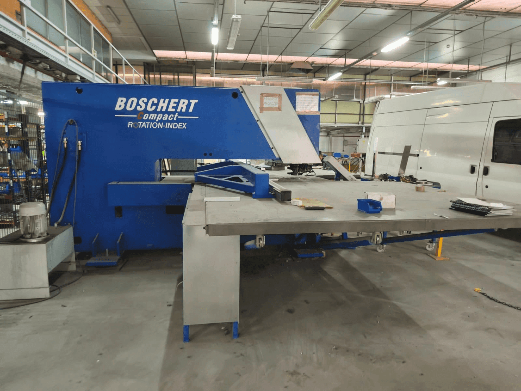 Вид станка BOSCHERT Compact 1250 Rota спереди
