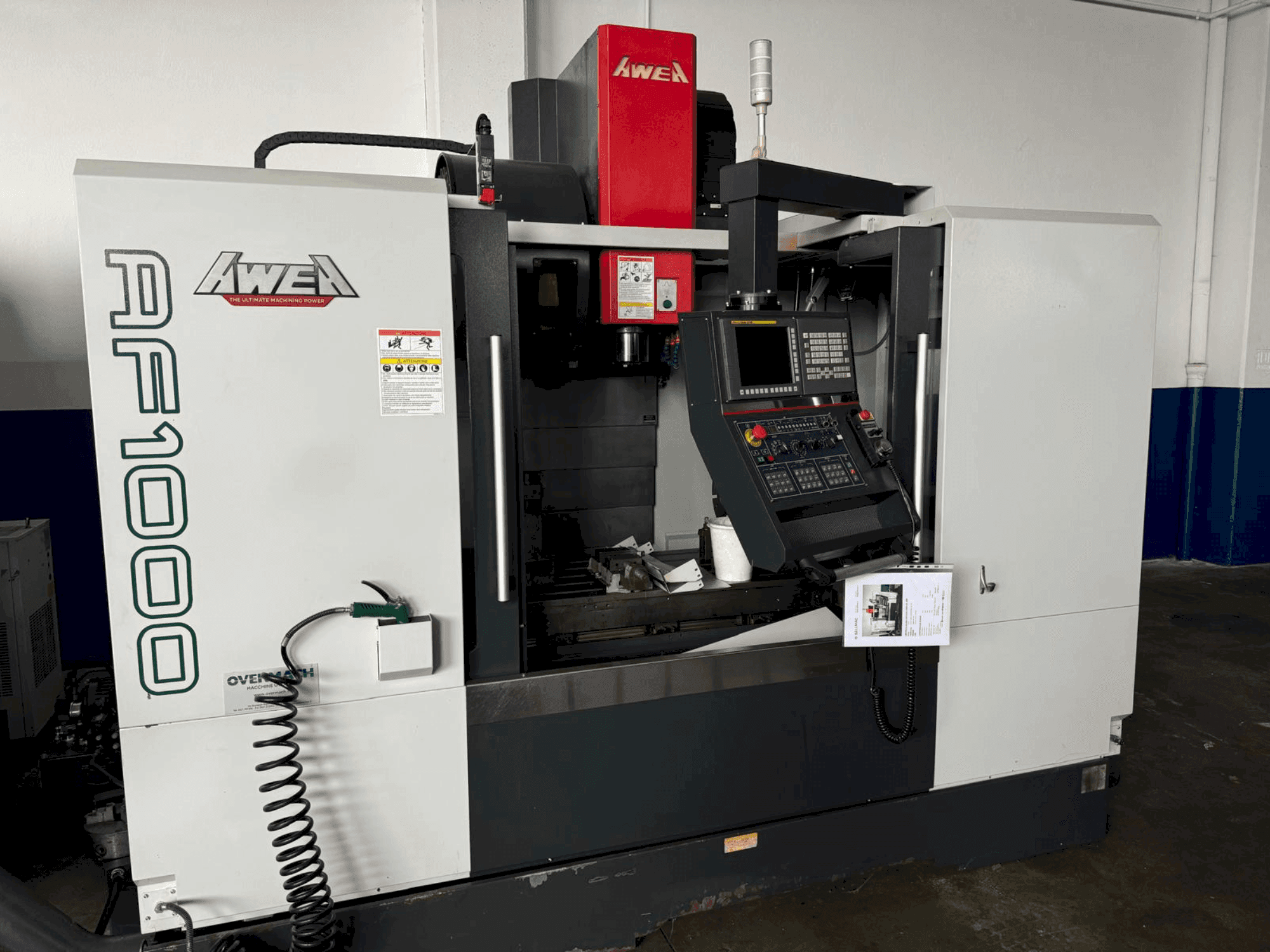 Вид станка AWEA AF-1000 спереди