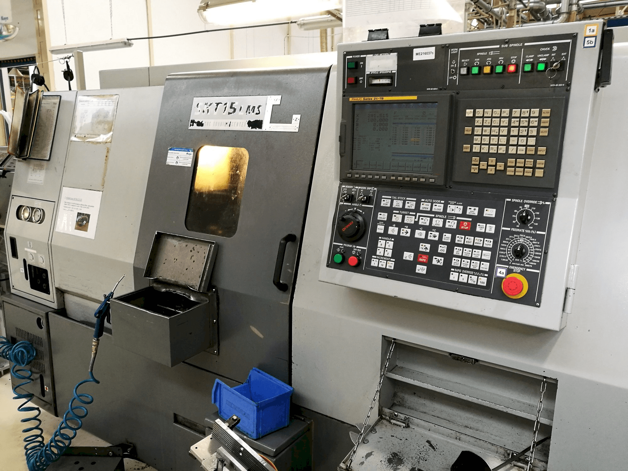 Front view of Hyundai Kia SKT 15 LMS machine