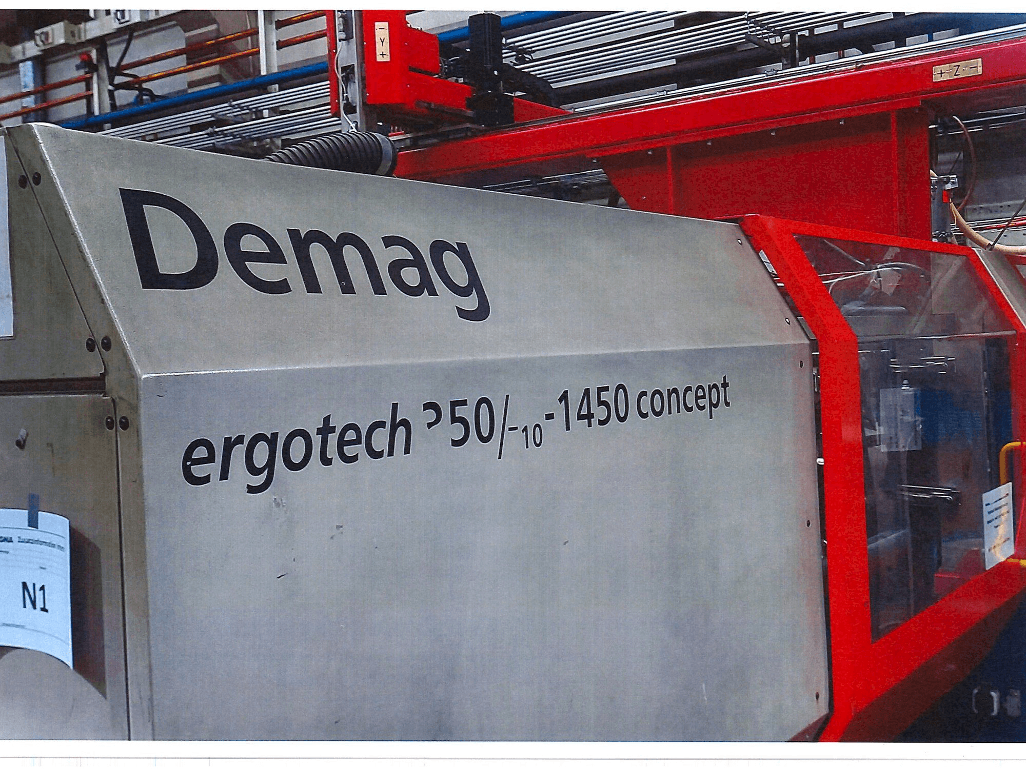 Вид станка DEMAG ergotech 350/710-1450 concept спереди