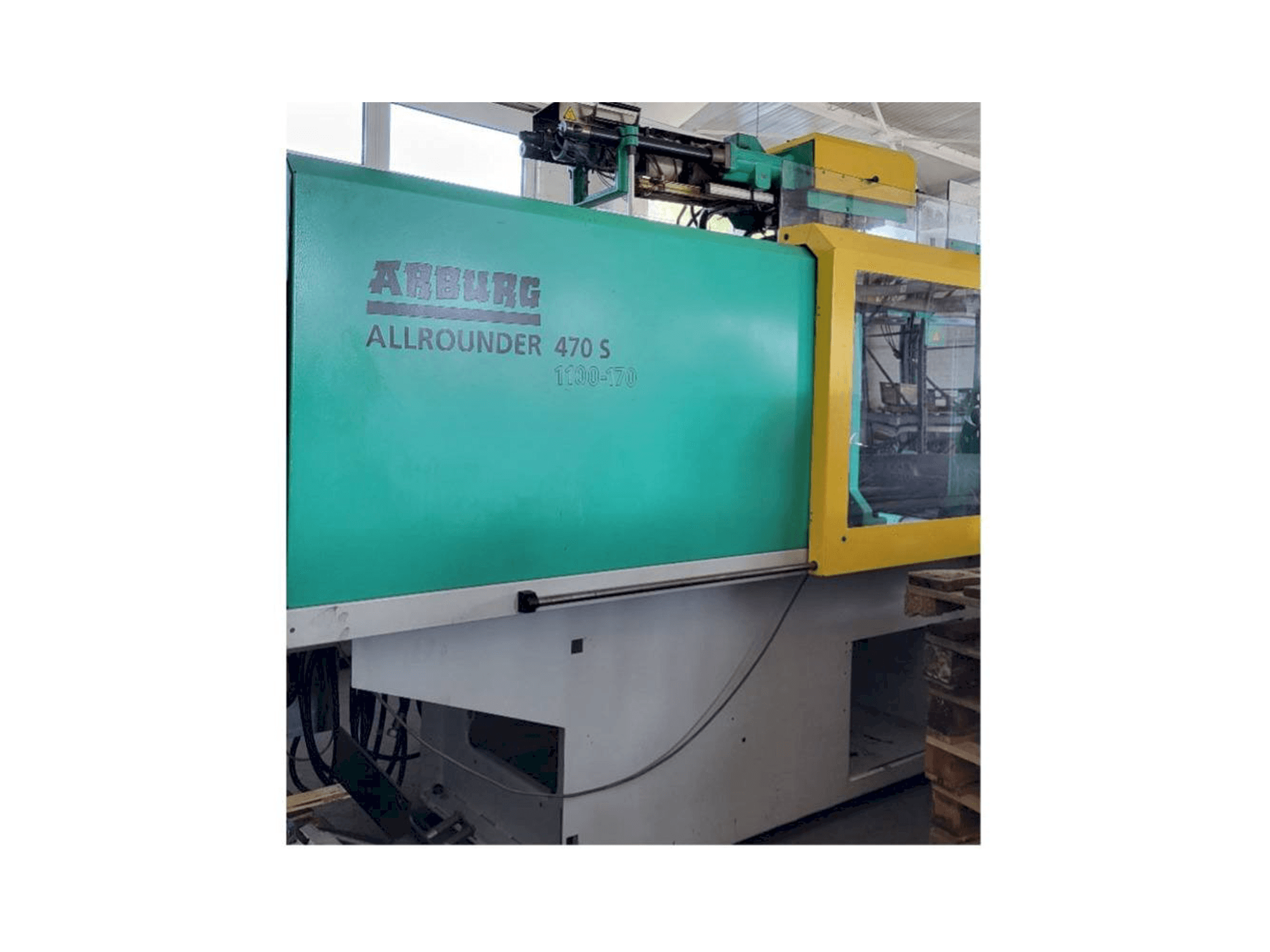 Вид станка Arburg Allrounder 470S 1100 - 170/170 спереди