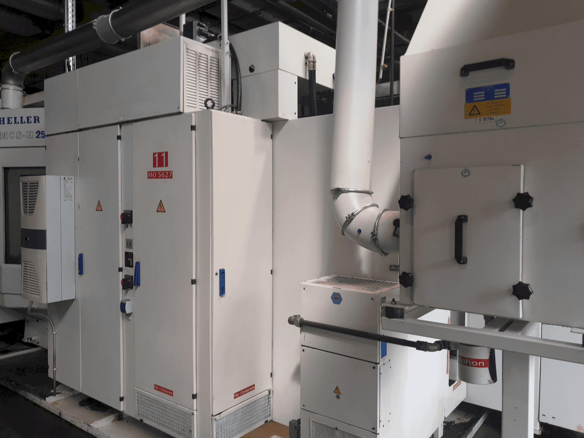 Вид станка HELLER MCS-H 250 сбоку