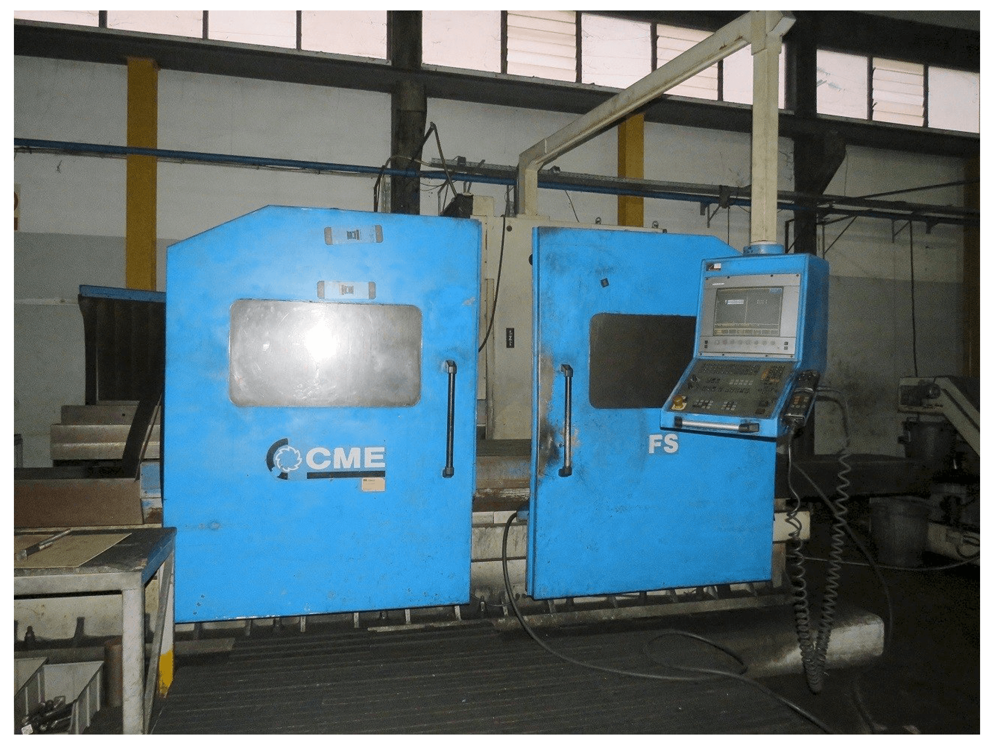 Front view of CME FS2 machine