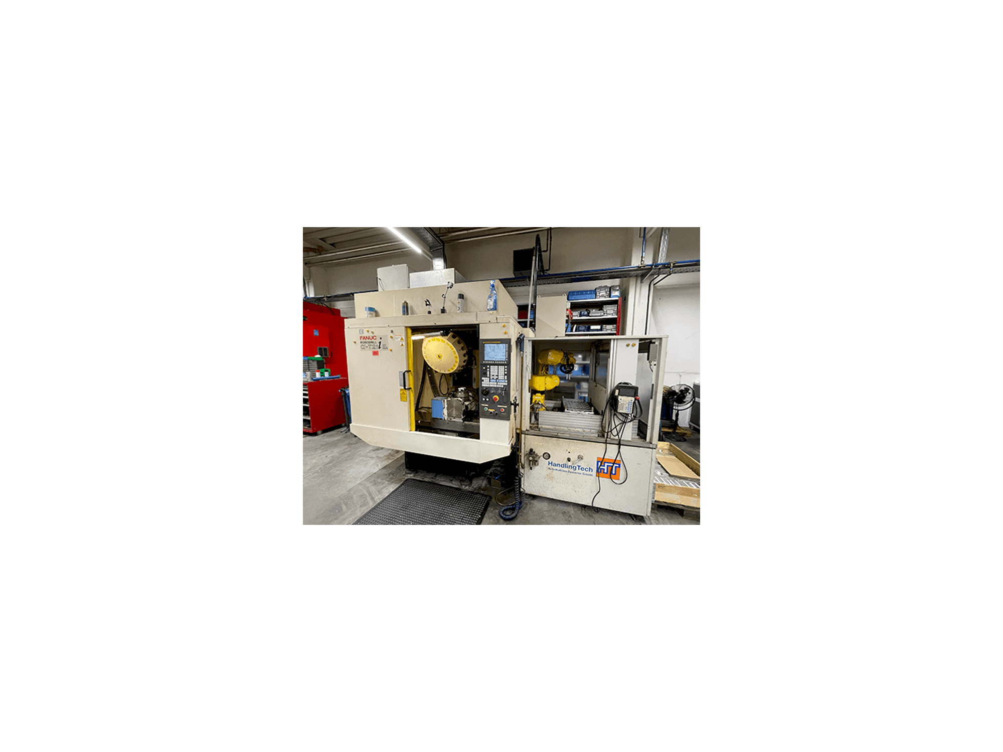 Вид станка FANUC Robodrill Alpha-T21iEL спереди