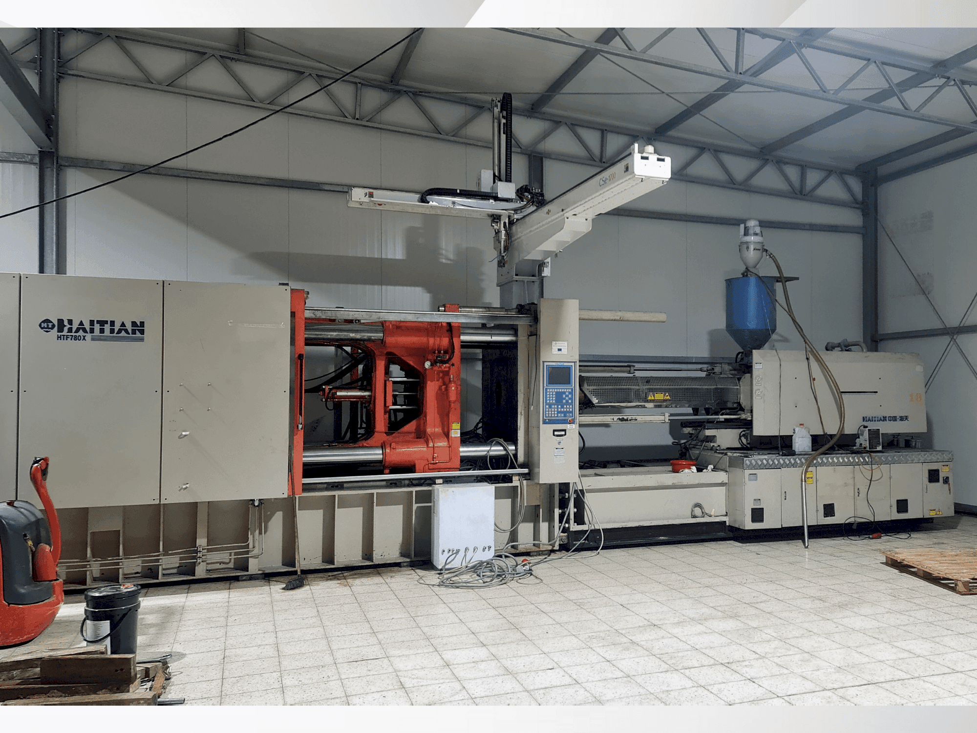Вид станка HAITIAN HTF 780x спереди