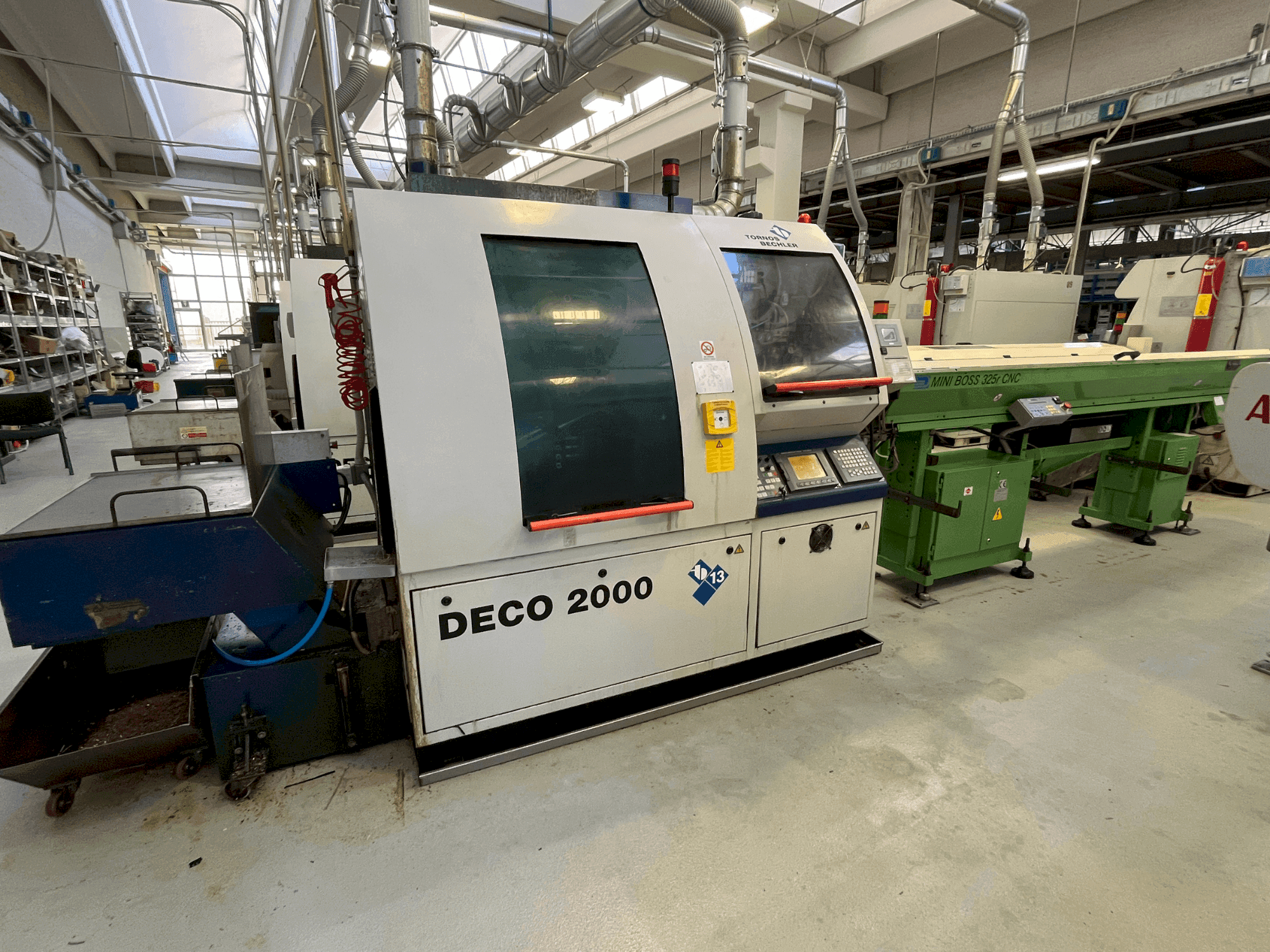 Вид станка TORNOS DECO 2000/13 спереди