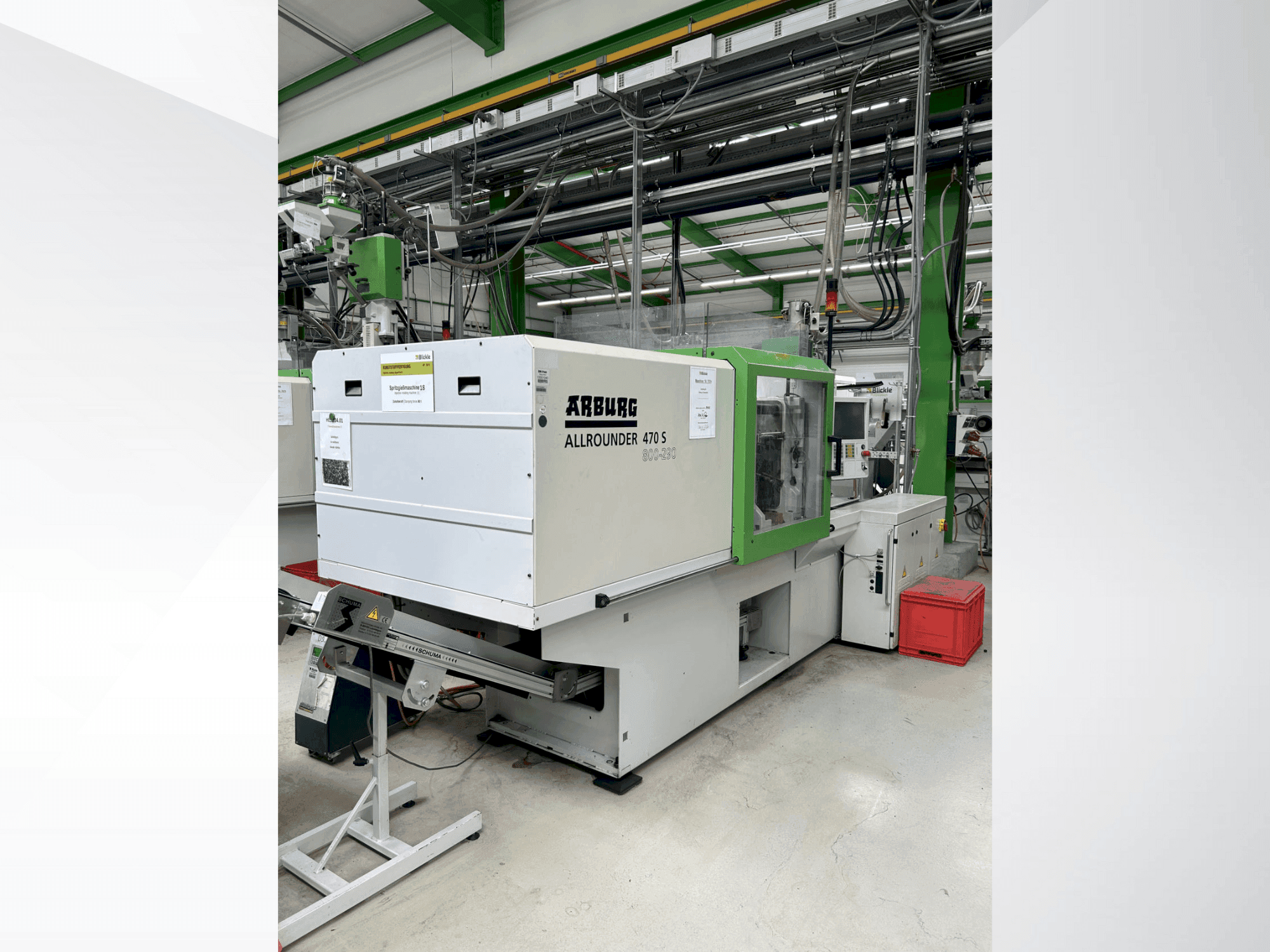 Вид станка Arburg 470 S / 800-290 спереди